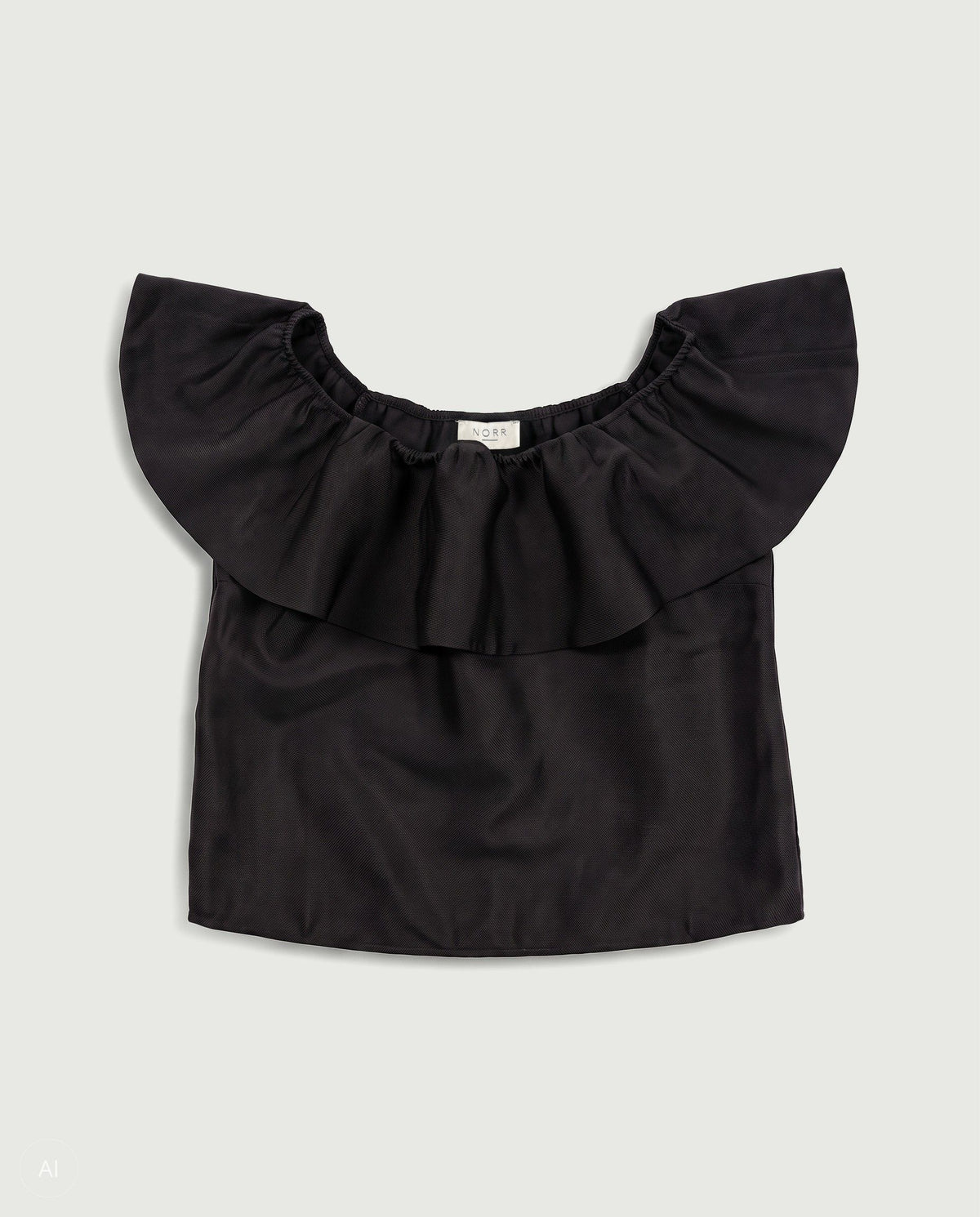 NORR Ana off shoulder top Tops Black