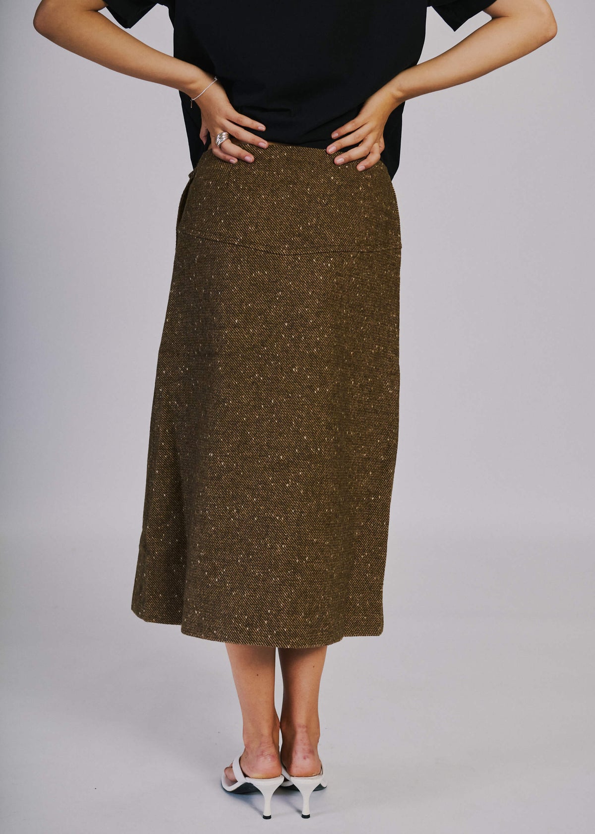 NORR Aya skirt Skirts Brown