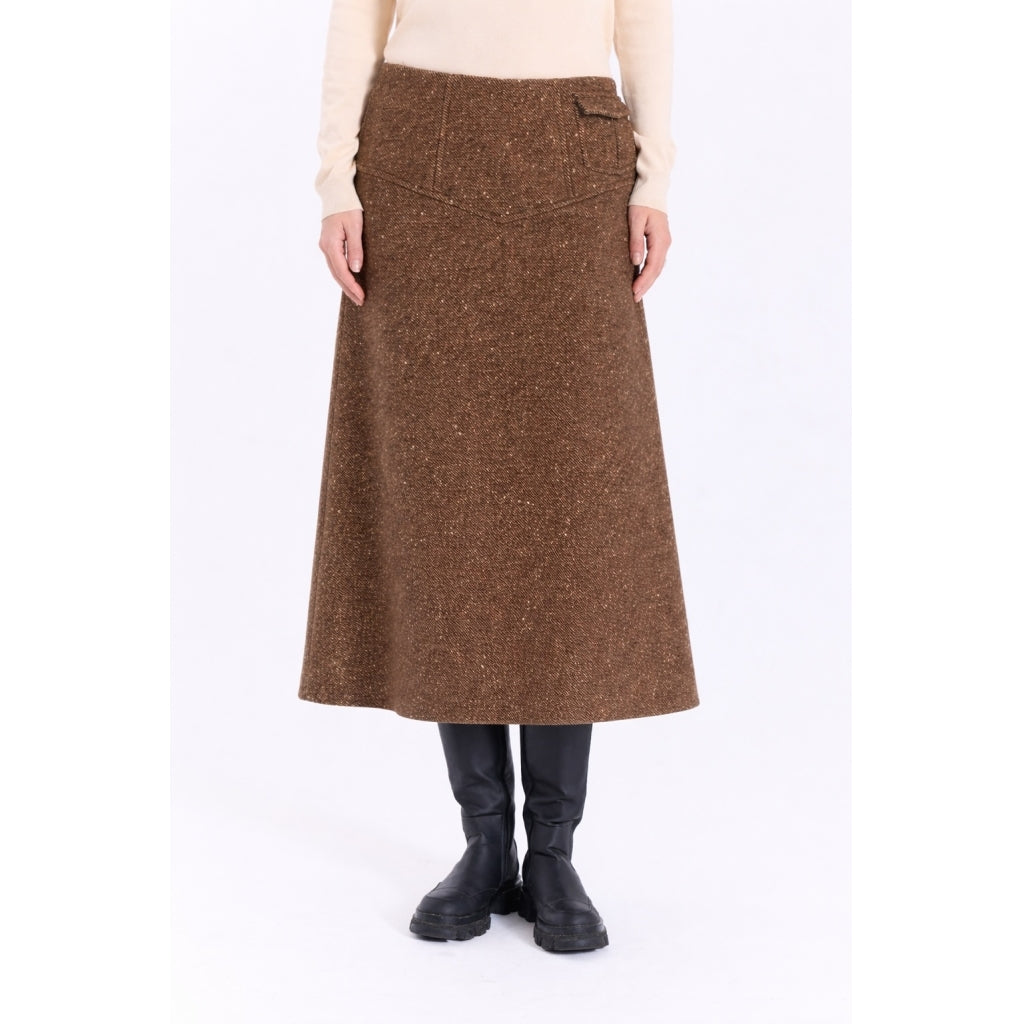 NORR Aya skirt Skirts Brown