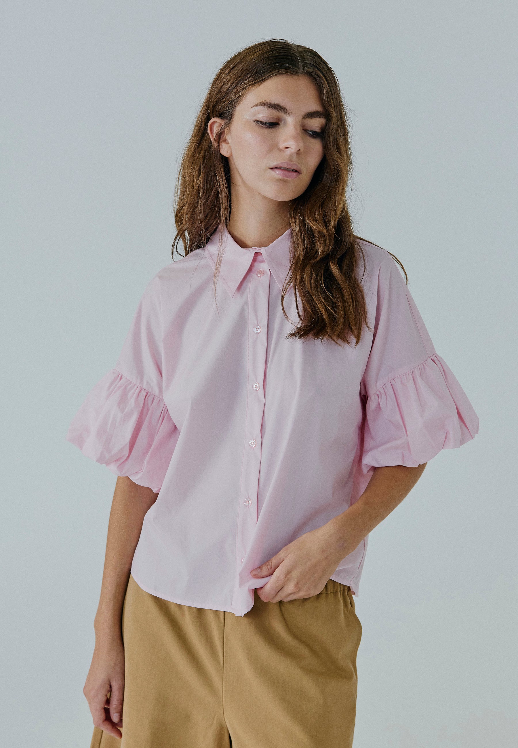 NORR Betty SS shirt Shirts Light pink