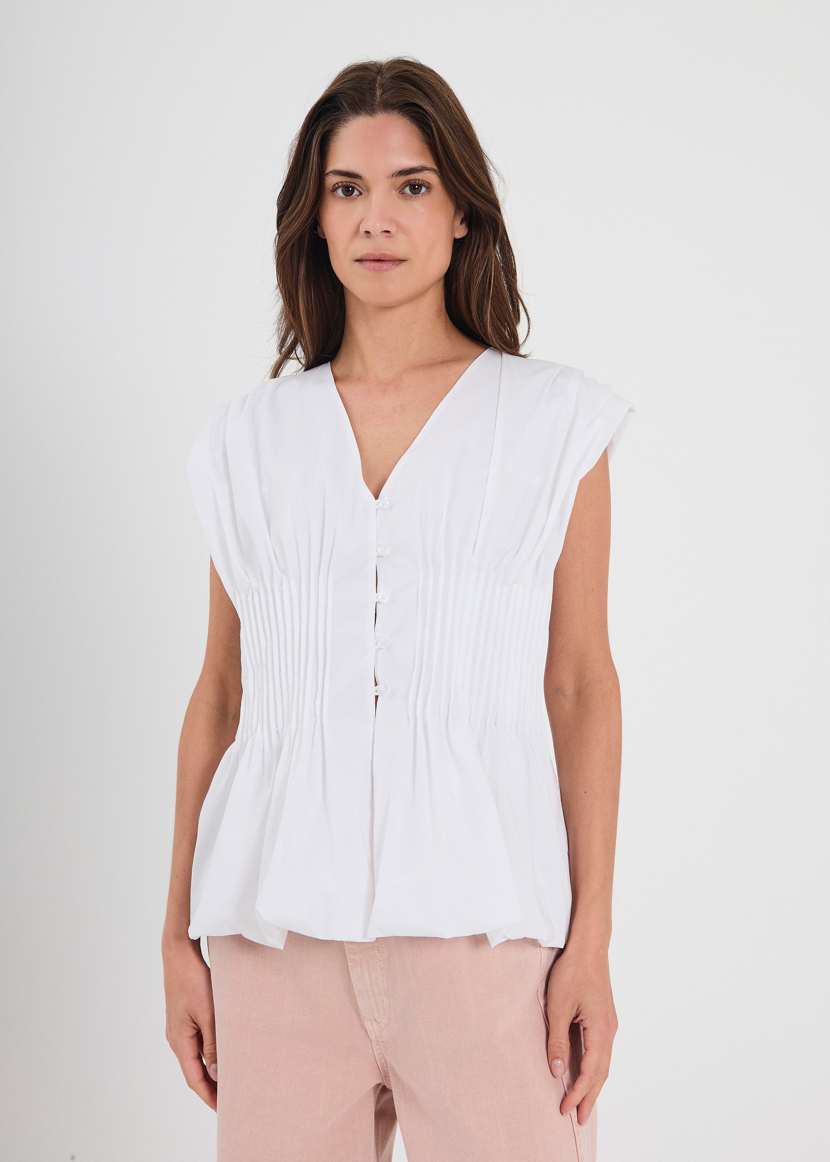 NORR Betty top Tops White