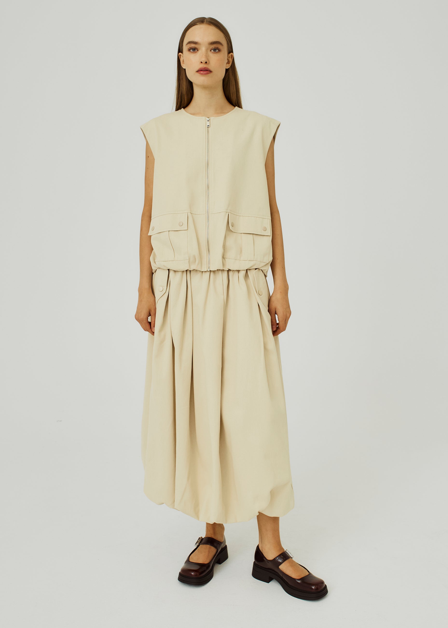 NORR Camis skirt Skirts Ivory