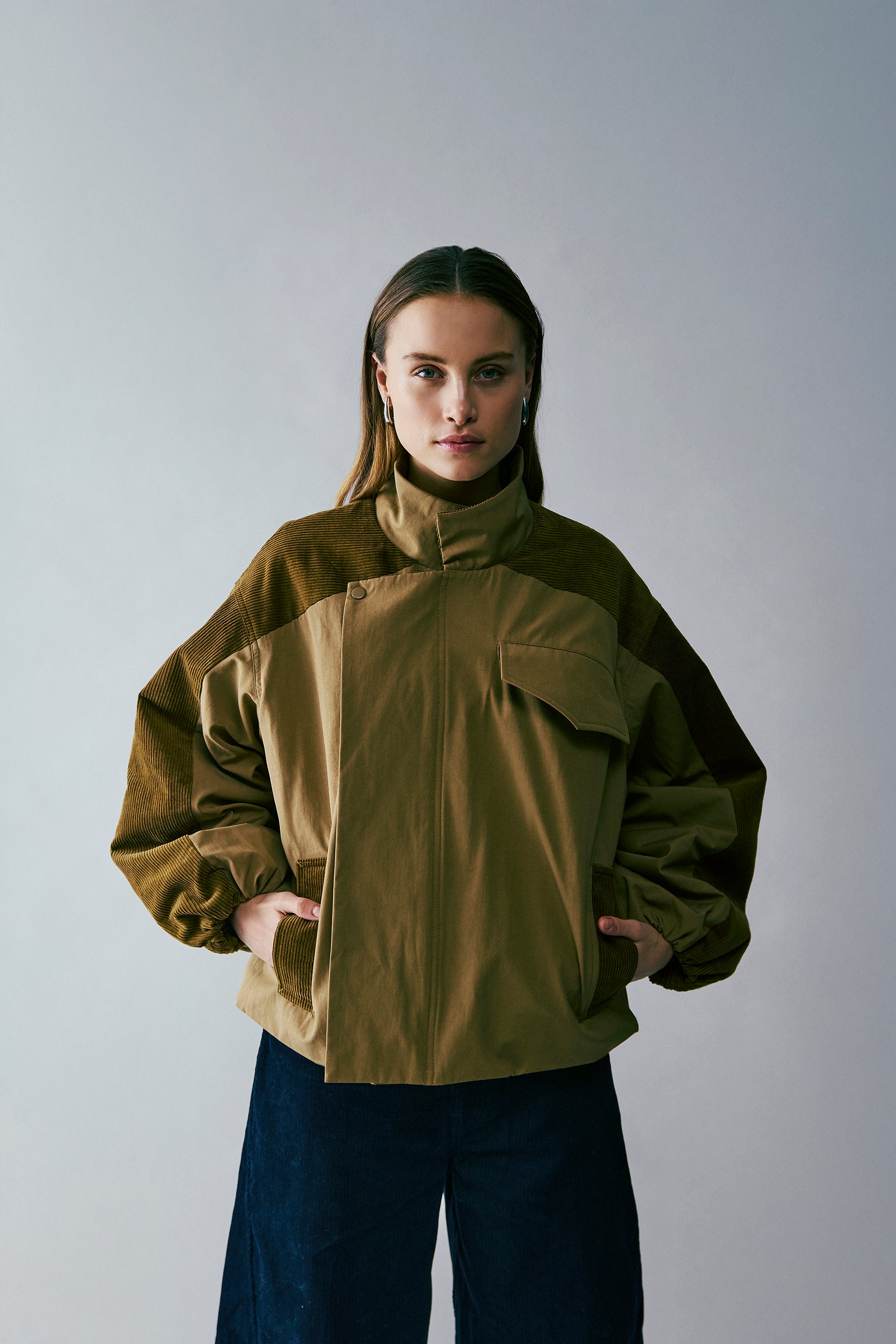 NORR Canna jacket Jackets Olive