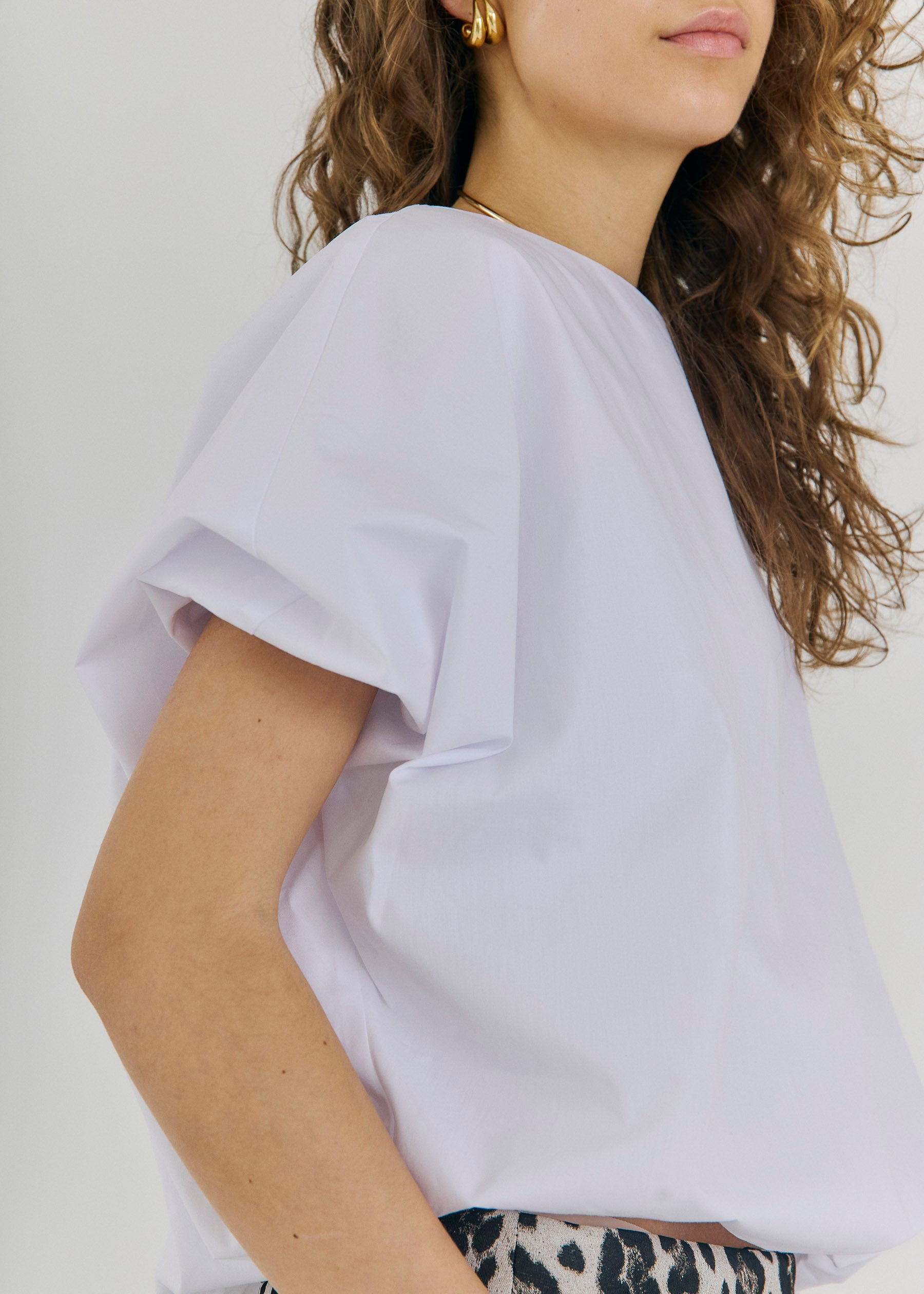 NORR Carlo top Tops White