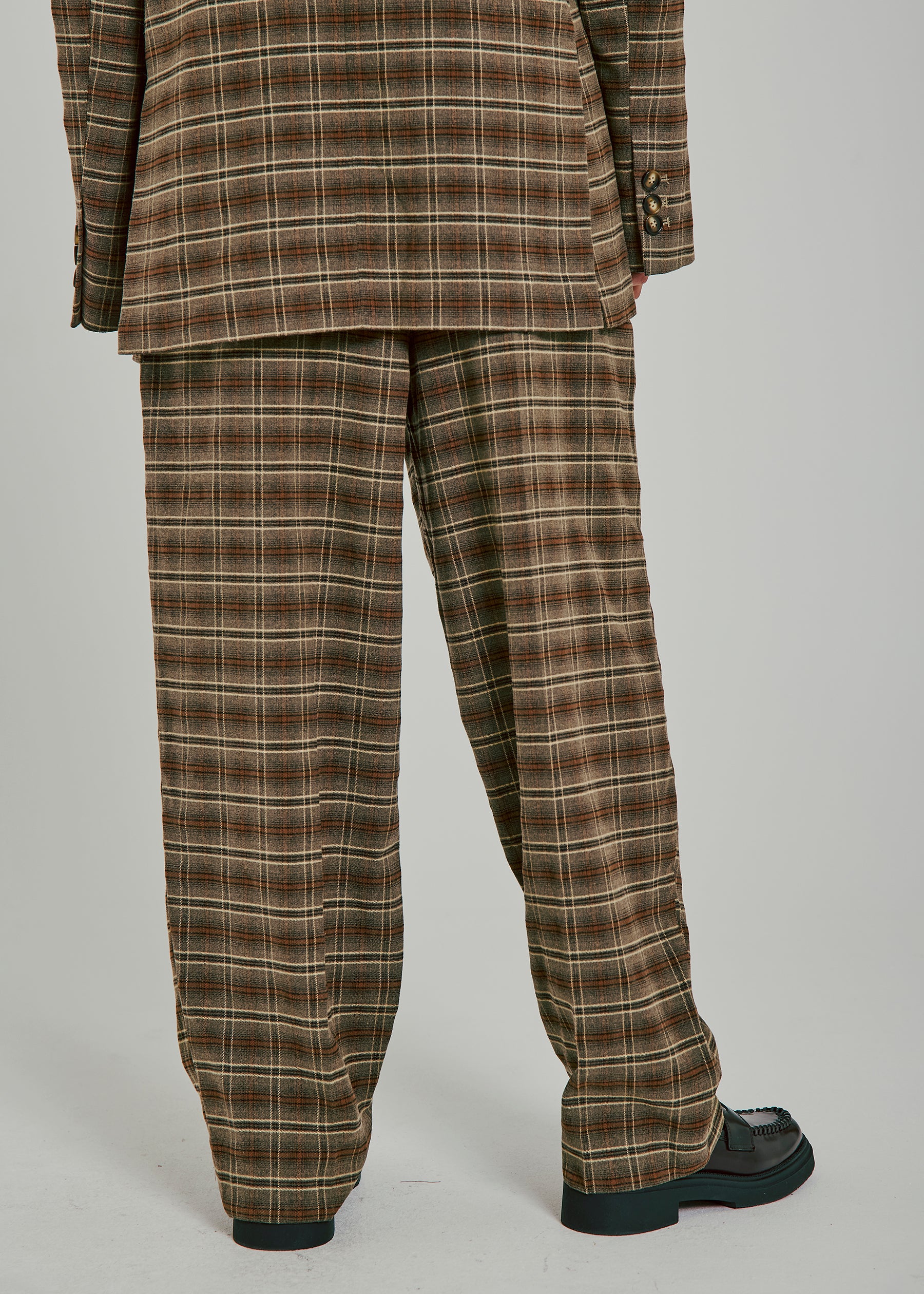 NORR Checks pants Pants Brown check