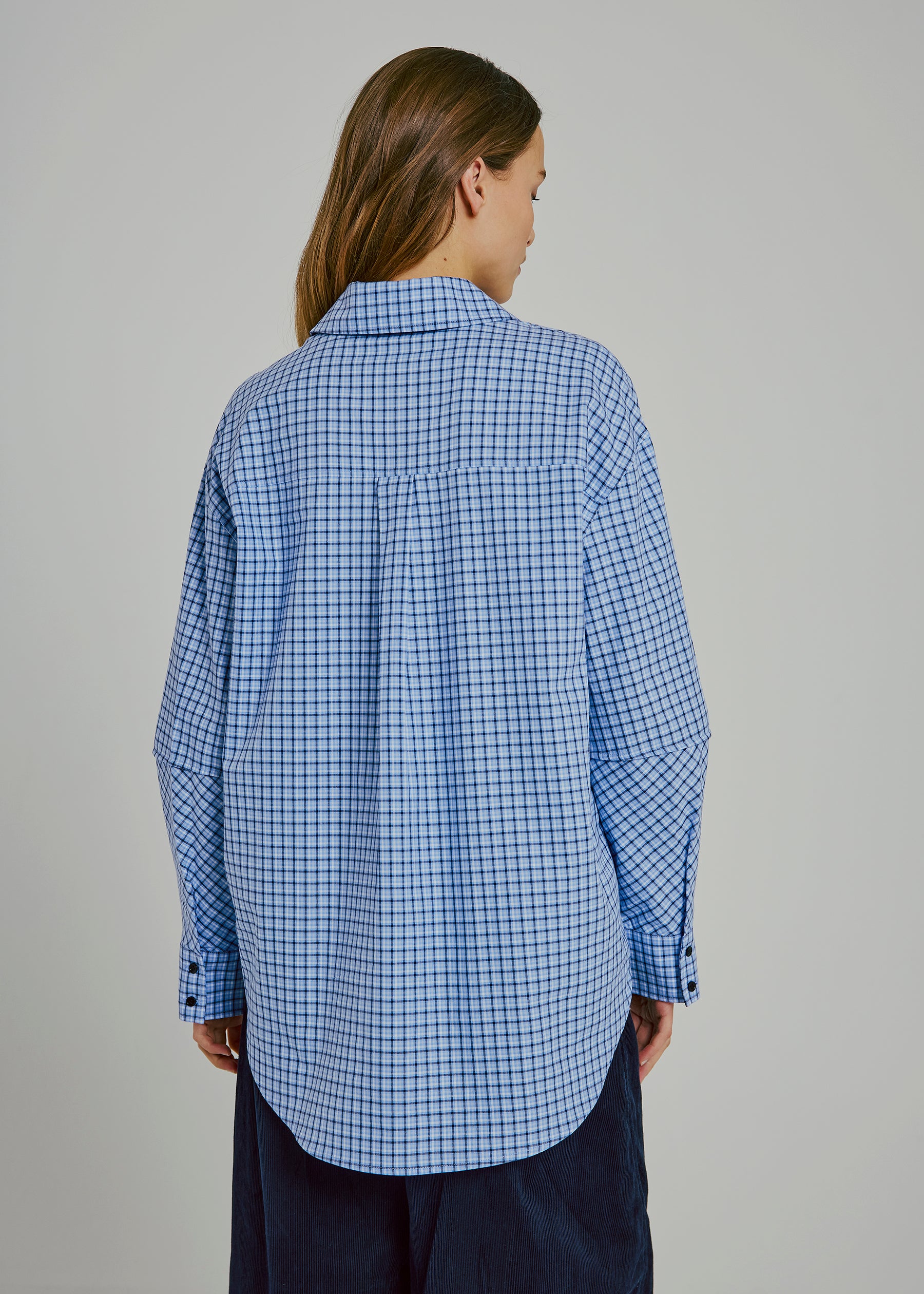 NORR Cinnamon shirt Shirts Blue check