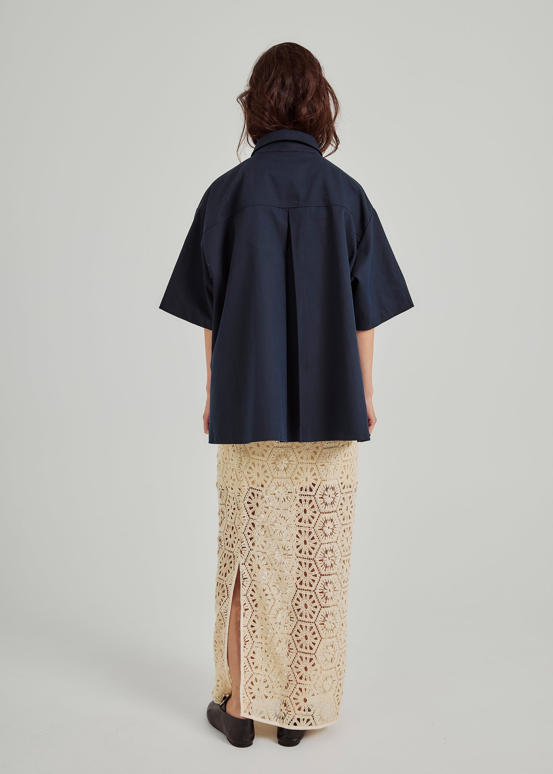 NORR Crochet skirt Skirts Off-white