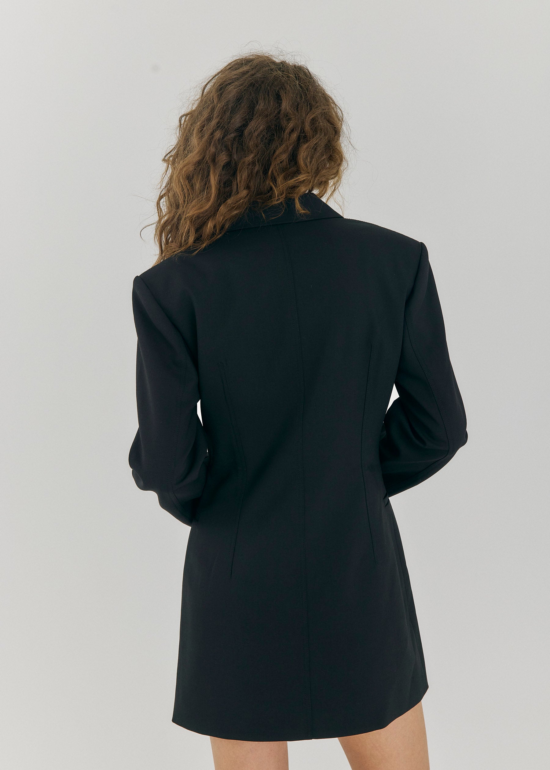 NORR Eira blazer dress Dresses Black