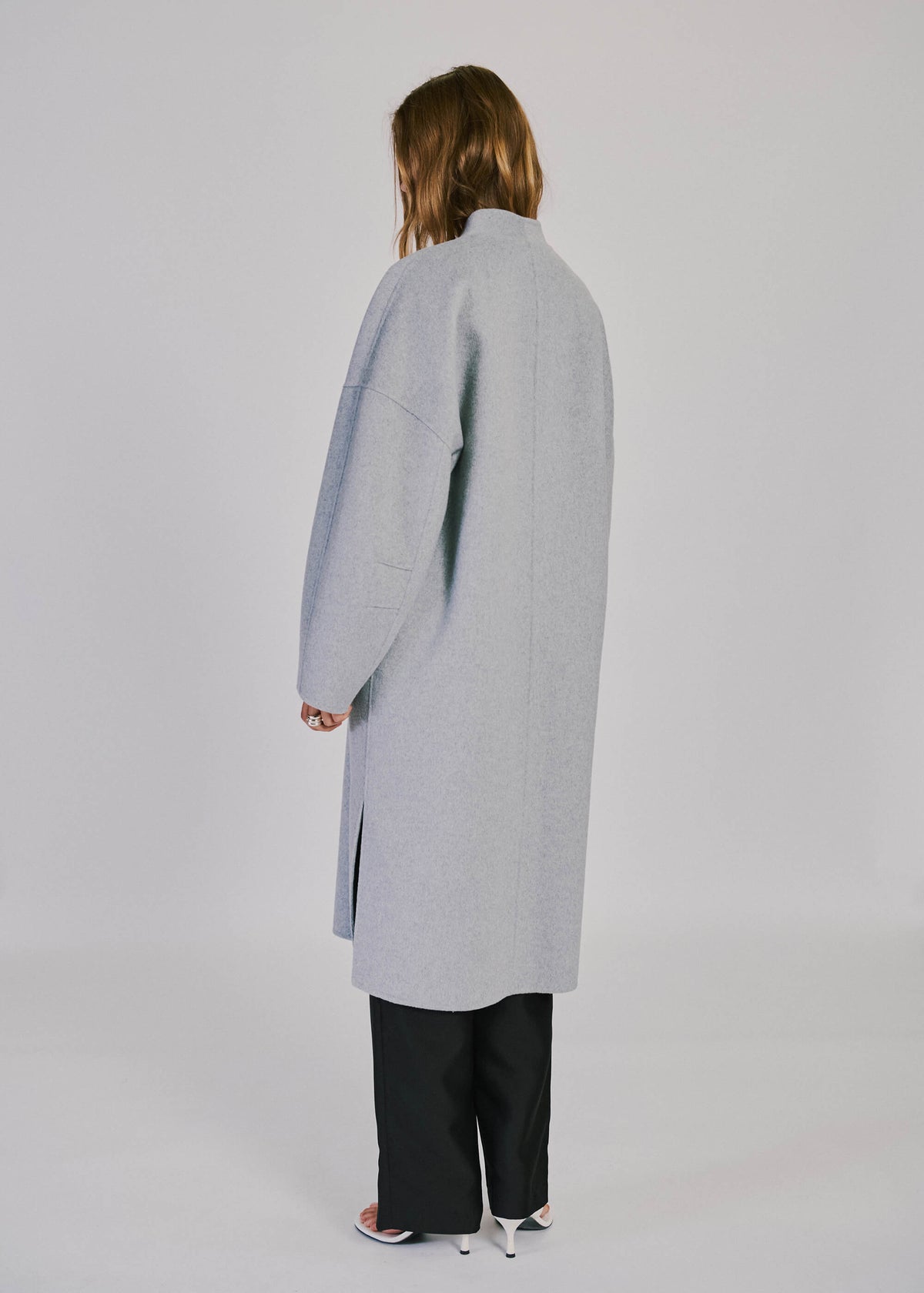 NORR Elvira jacket long Jackets Light grey melange