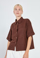 Esma short shirt - Brown
