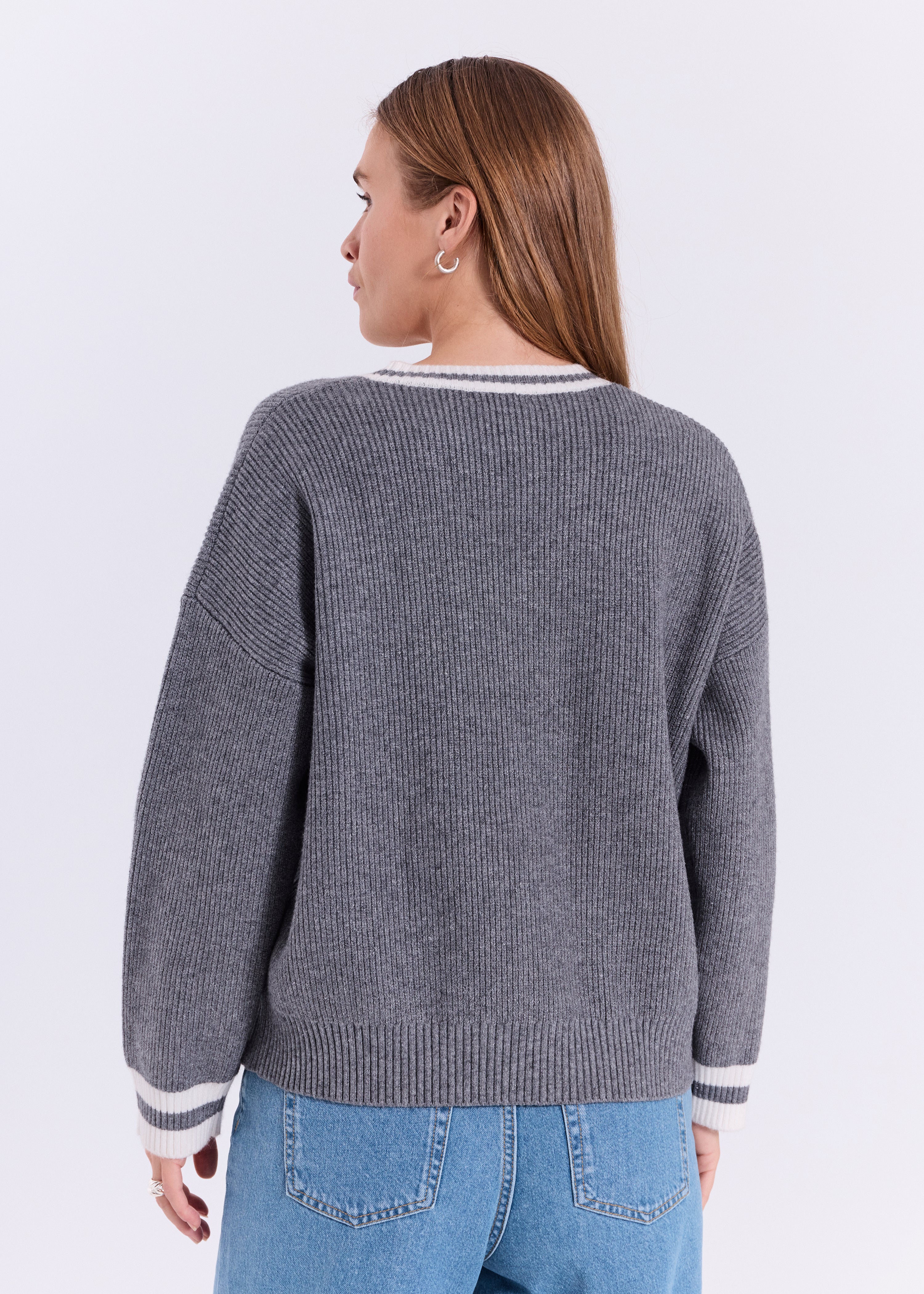 NORR Flena knit top Knits Dark grey