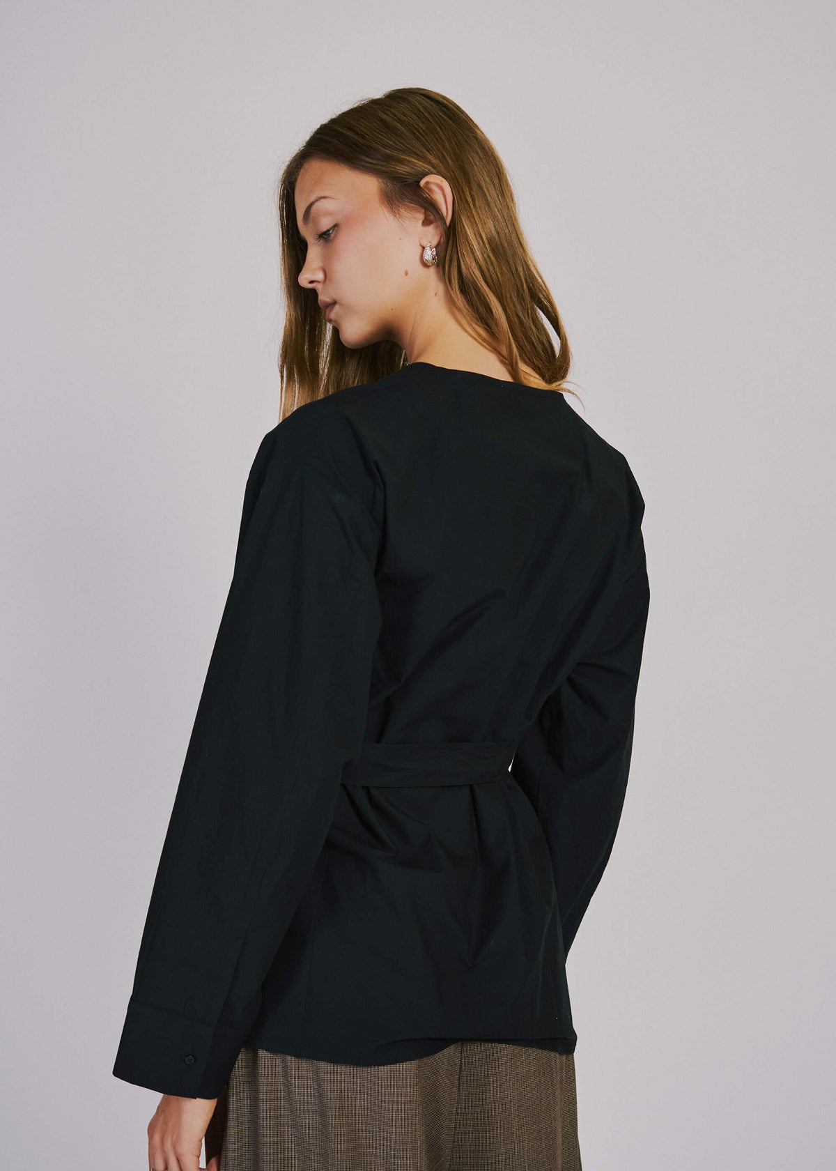 NORR Fraser LS top Tops Black