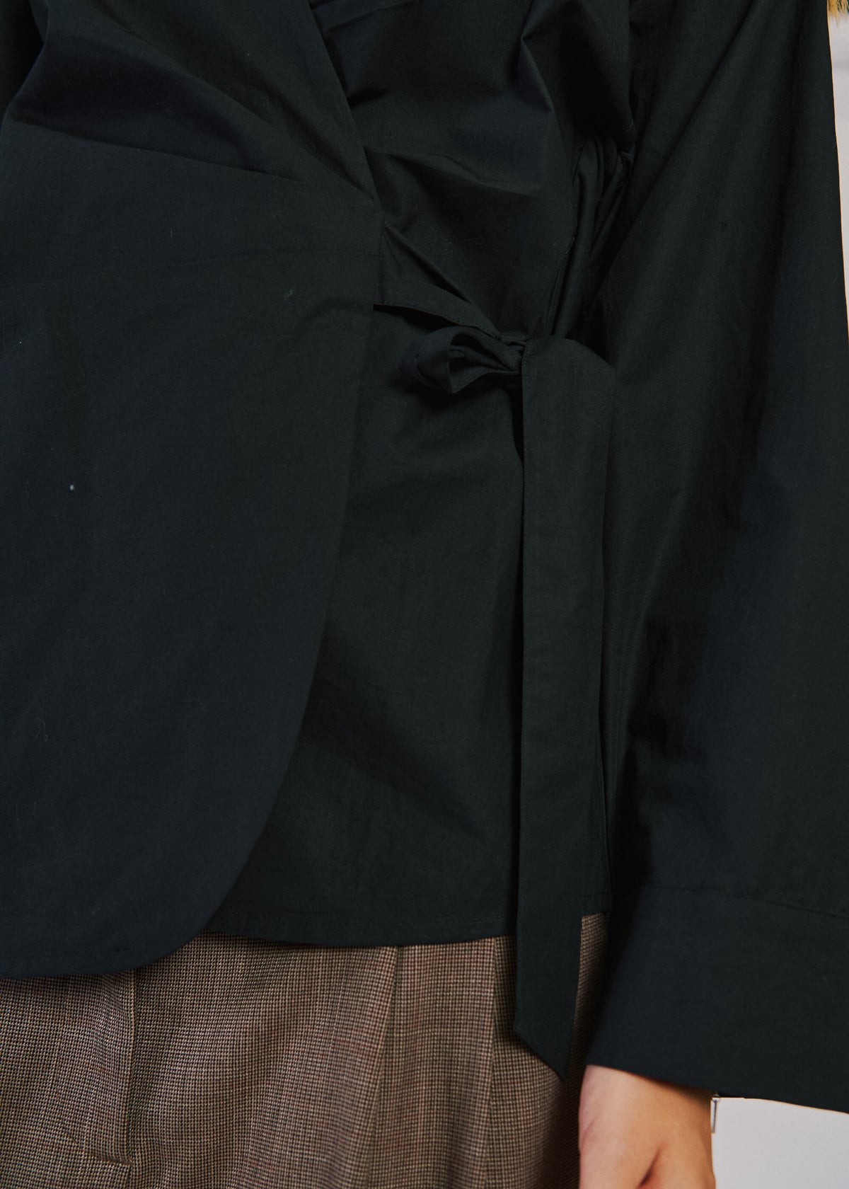 NORR Fraser LS top Tops Black