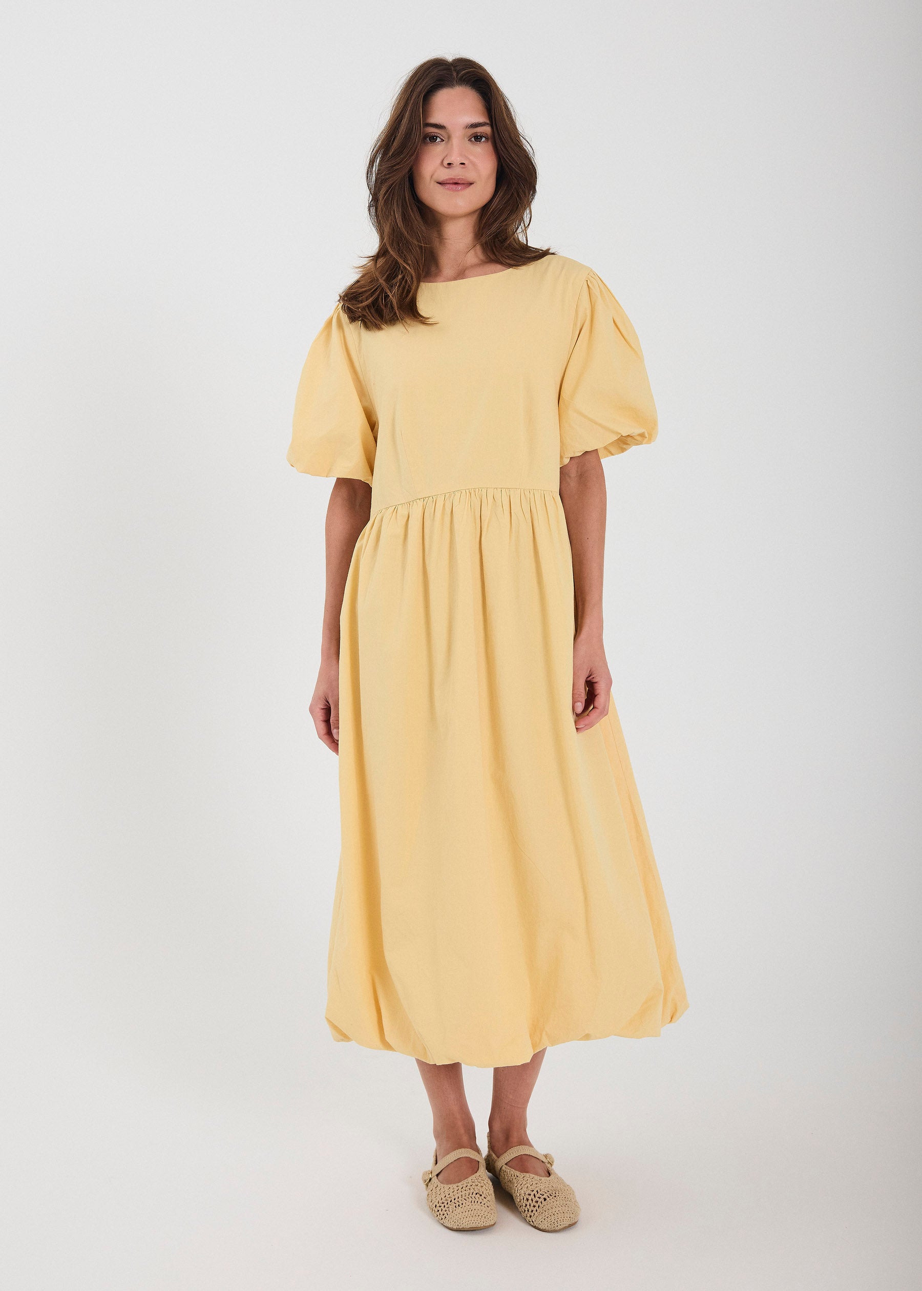 NORR Fraser dress Dresses Dusty yellow