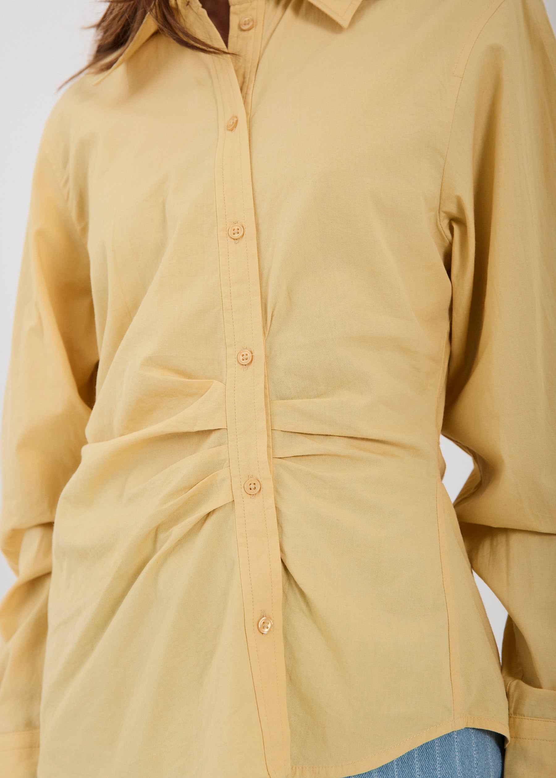 NORR Fraser shirt Shirts Dusty yellow
