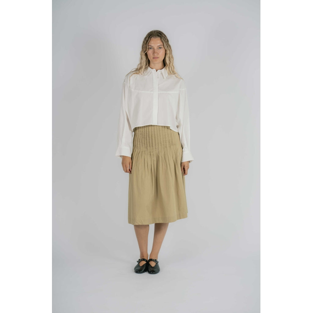 NORR Fraser short shirt Shirts White