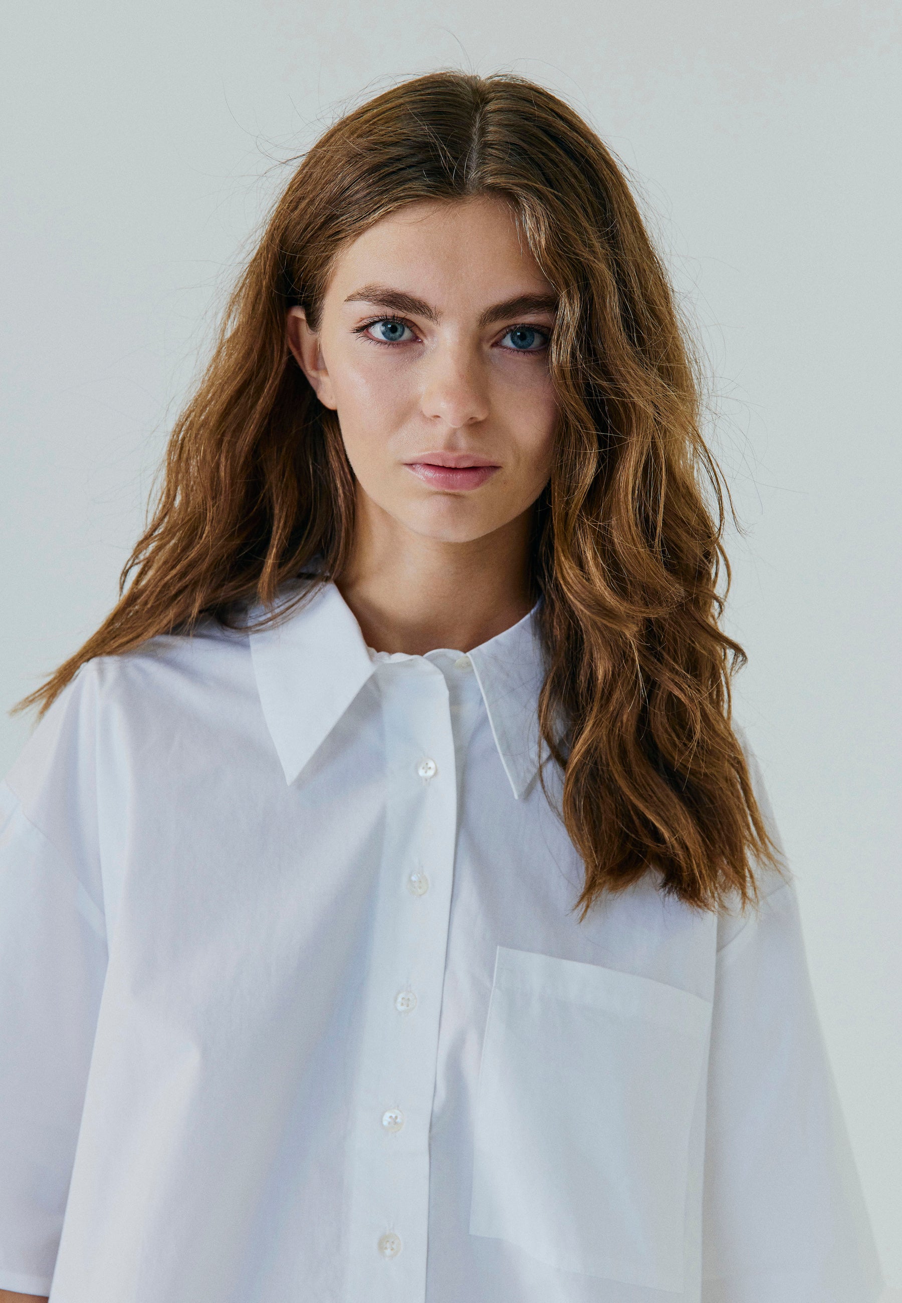 NORR Fraser string shirt Shirts White
