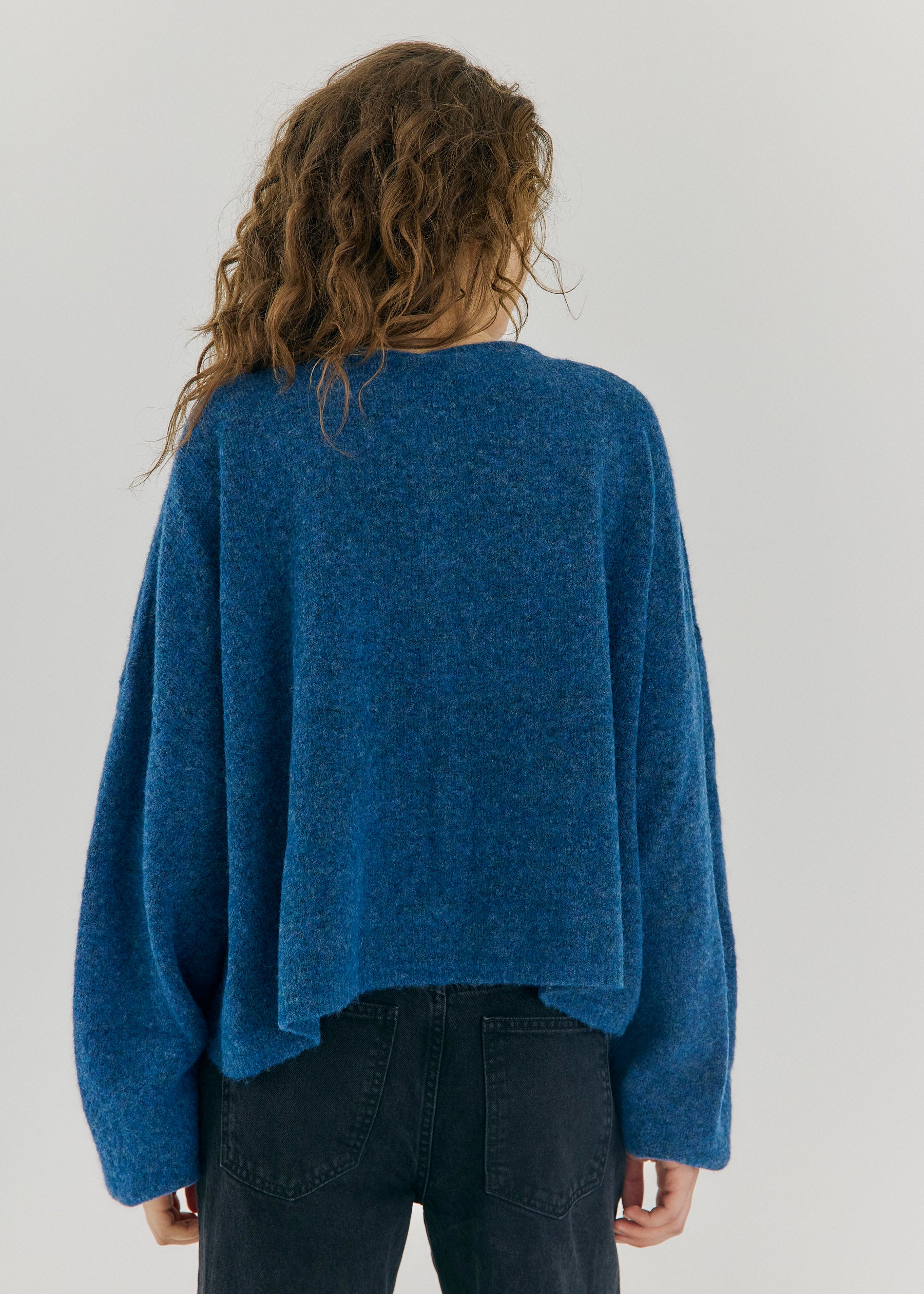 NORR Halli button knit cardigan Cardigans Teal