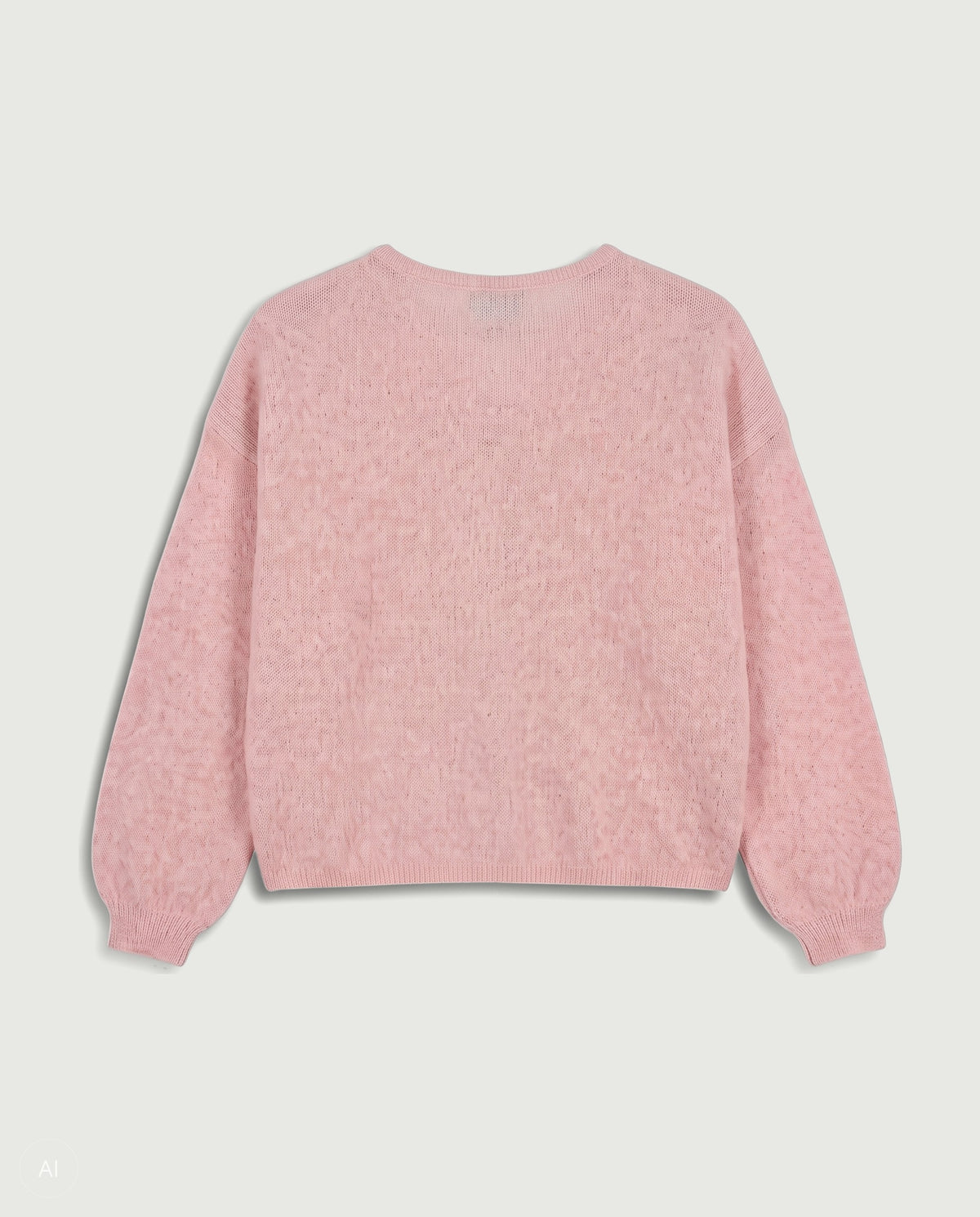 NORR Halli button knit cardigan Knits Light pink