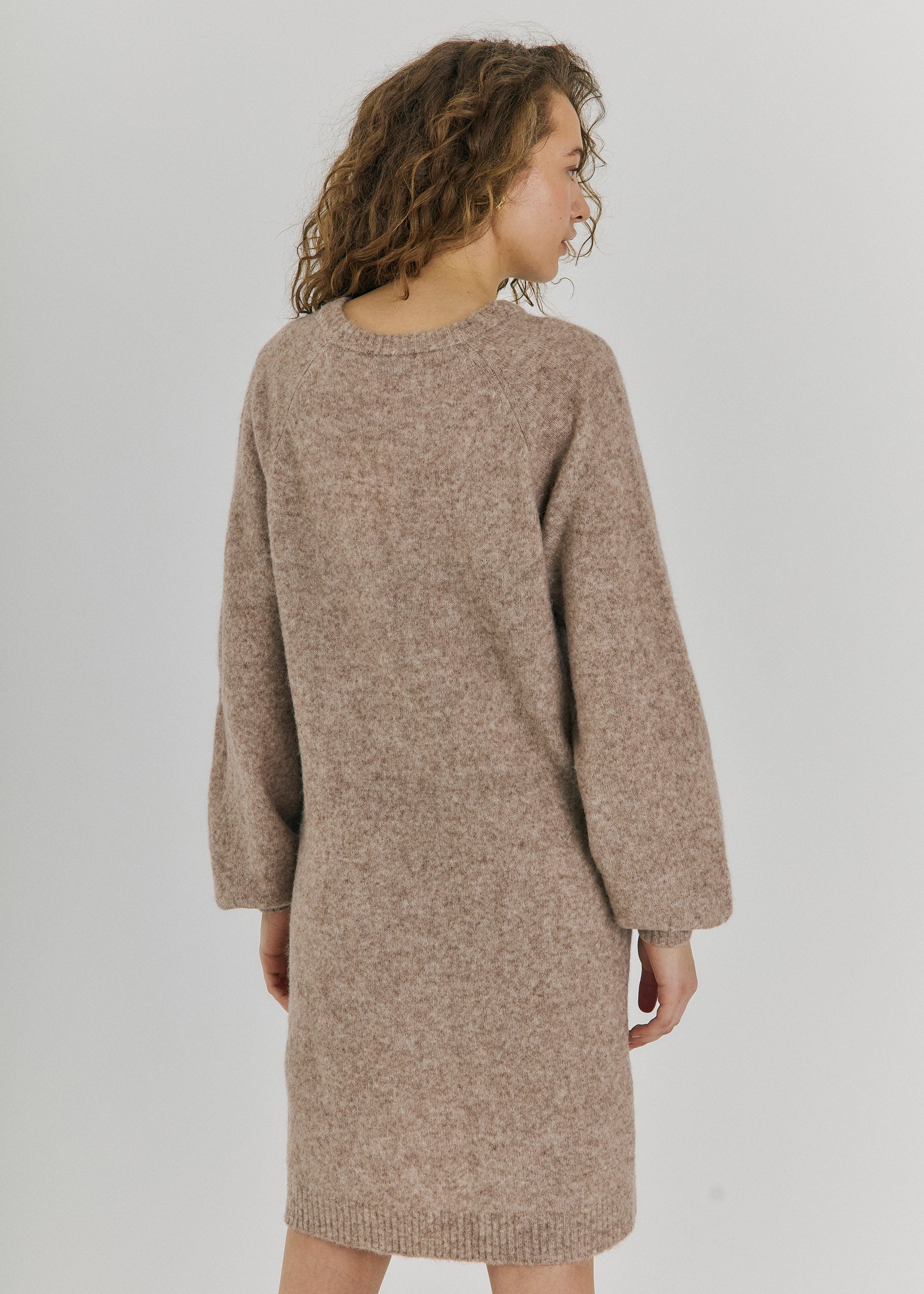 NORR Halli knit dress Knits Camel