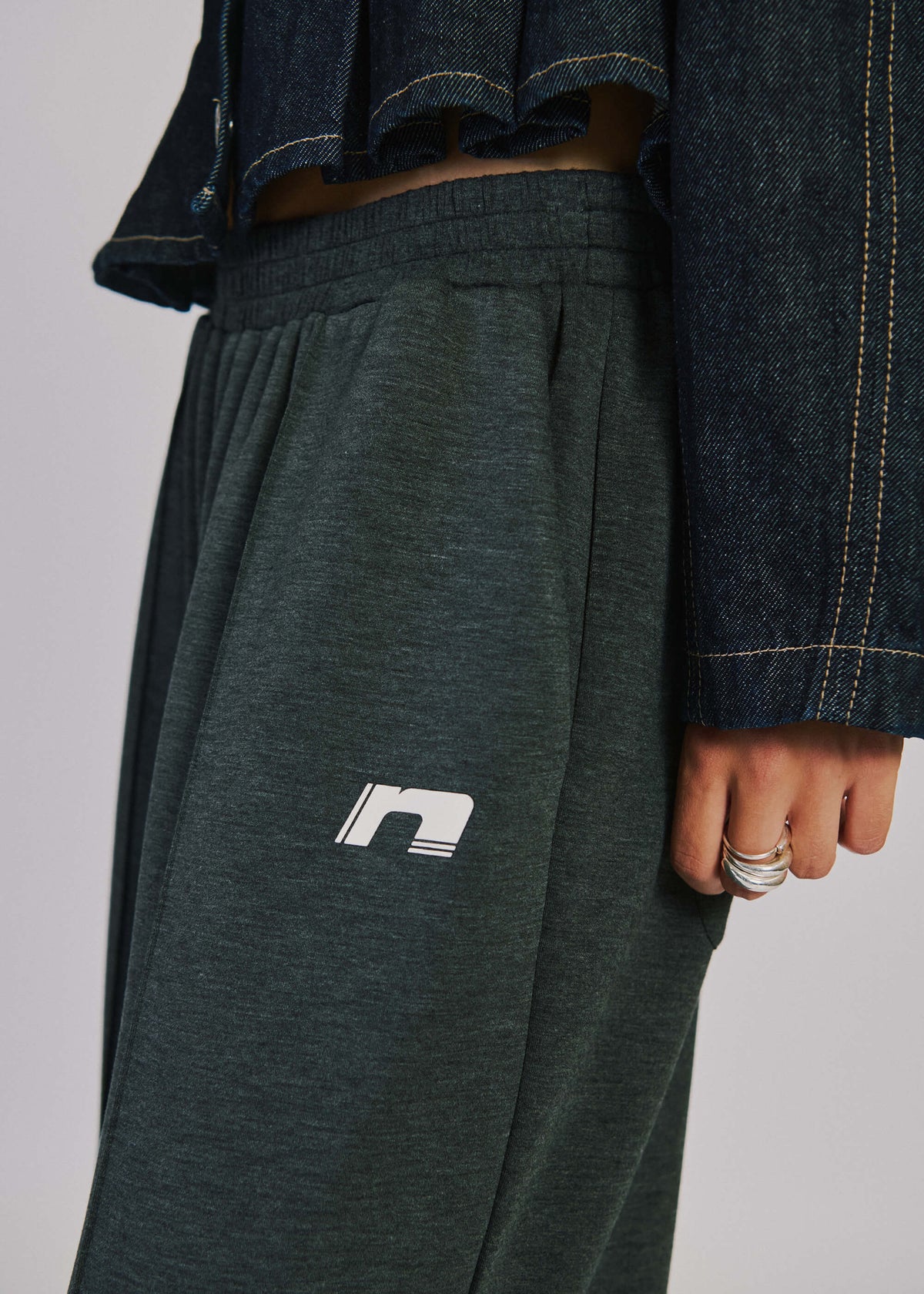 NORR Karla pants Pants Dark grey melange