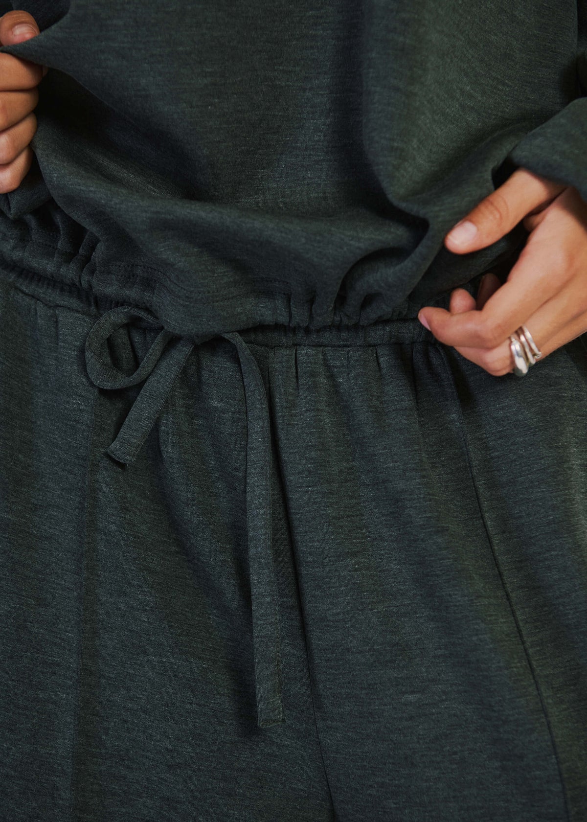 NORR Karla sweat top Tops Dark grey melange