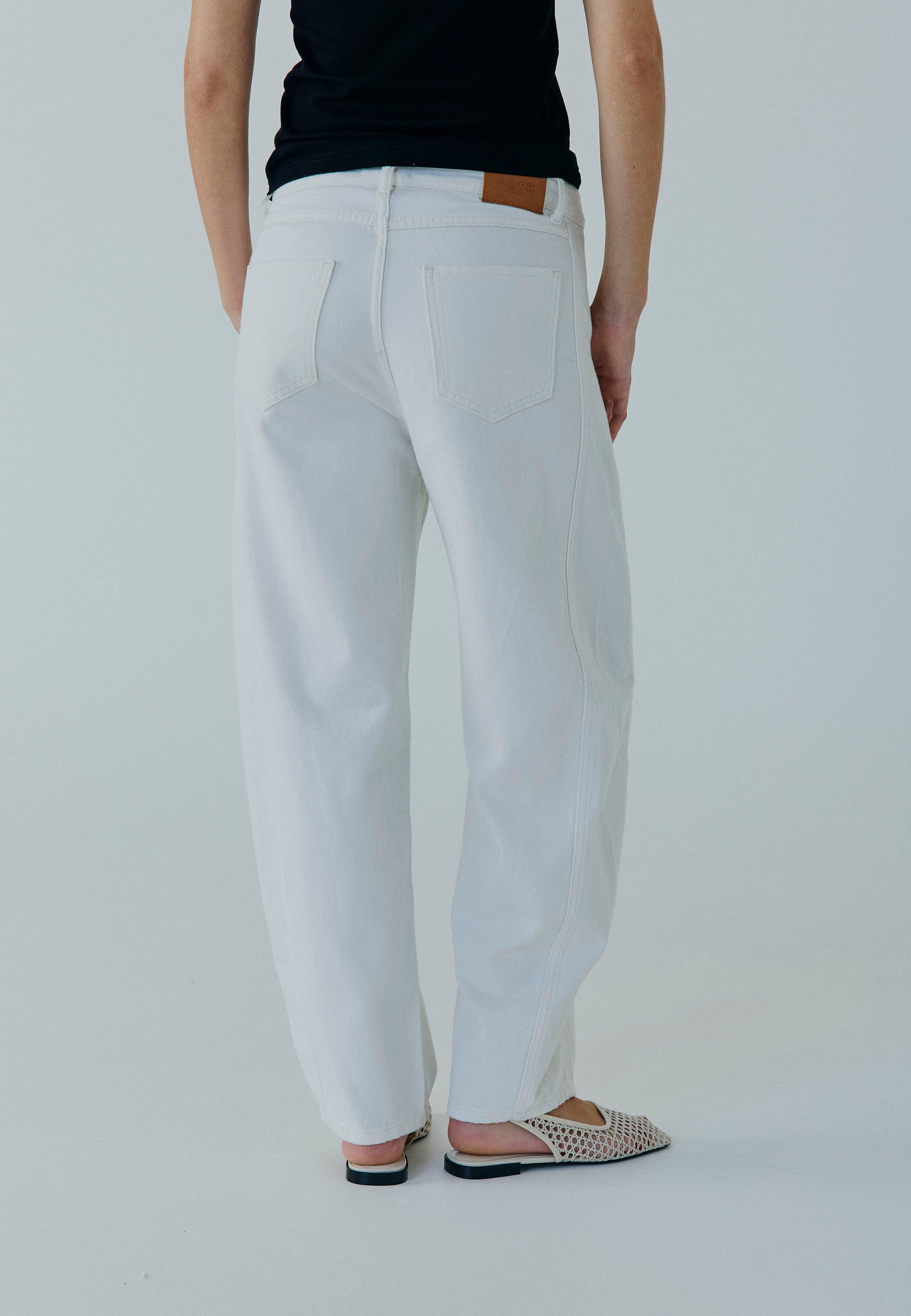 NORR Kenzina jeans Pants White wash
