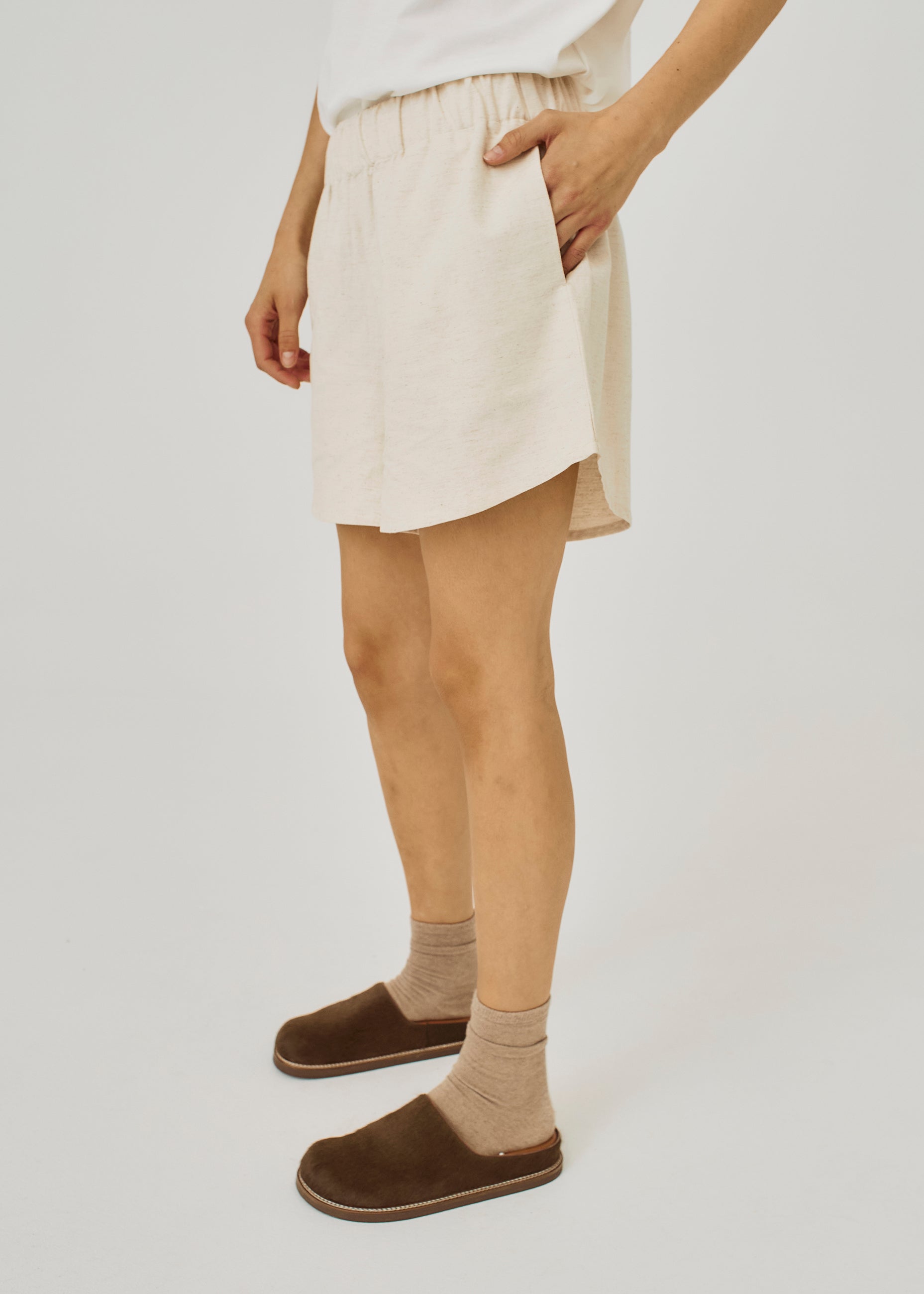 NORR Linea shorts Shorts Beige