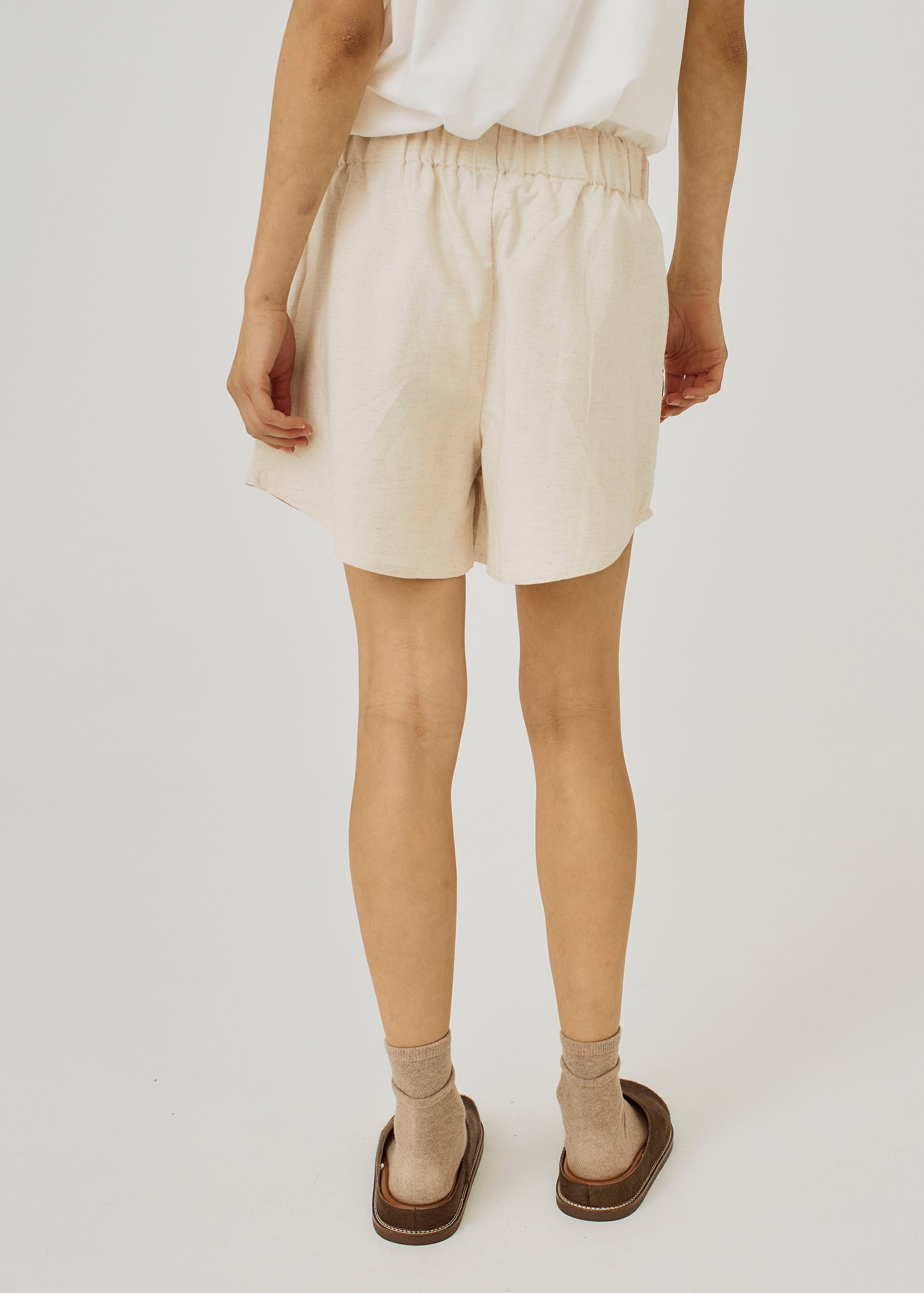 NORR Linea shorts Shorts Beige