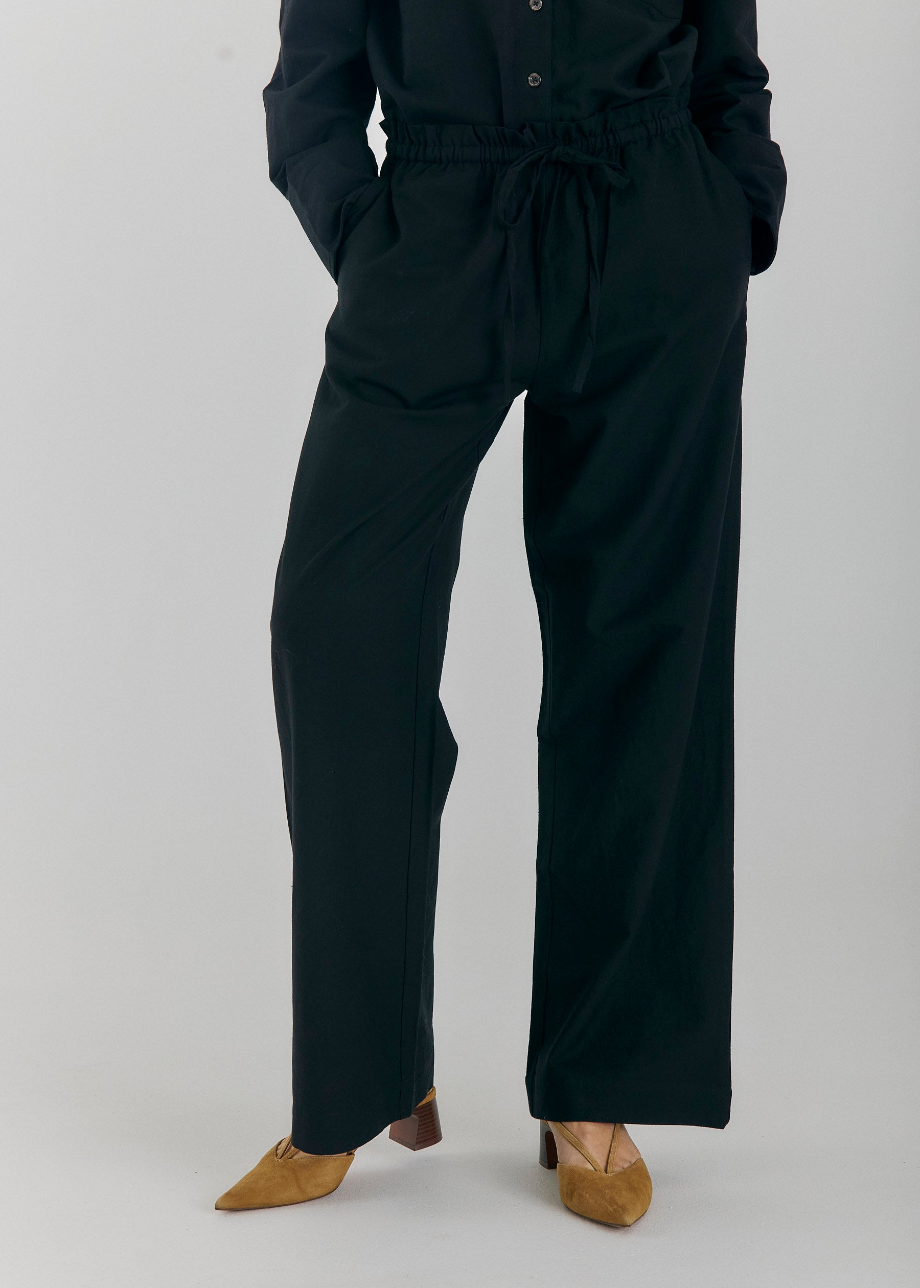 NORR Linea wide pants Pants Black