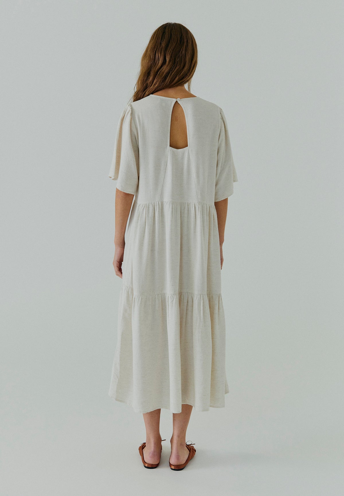 NORR Linne dress Dresses Beige
