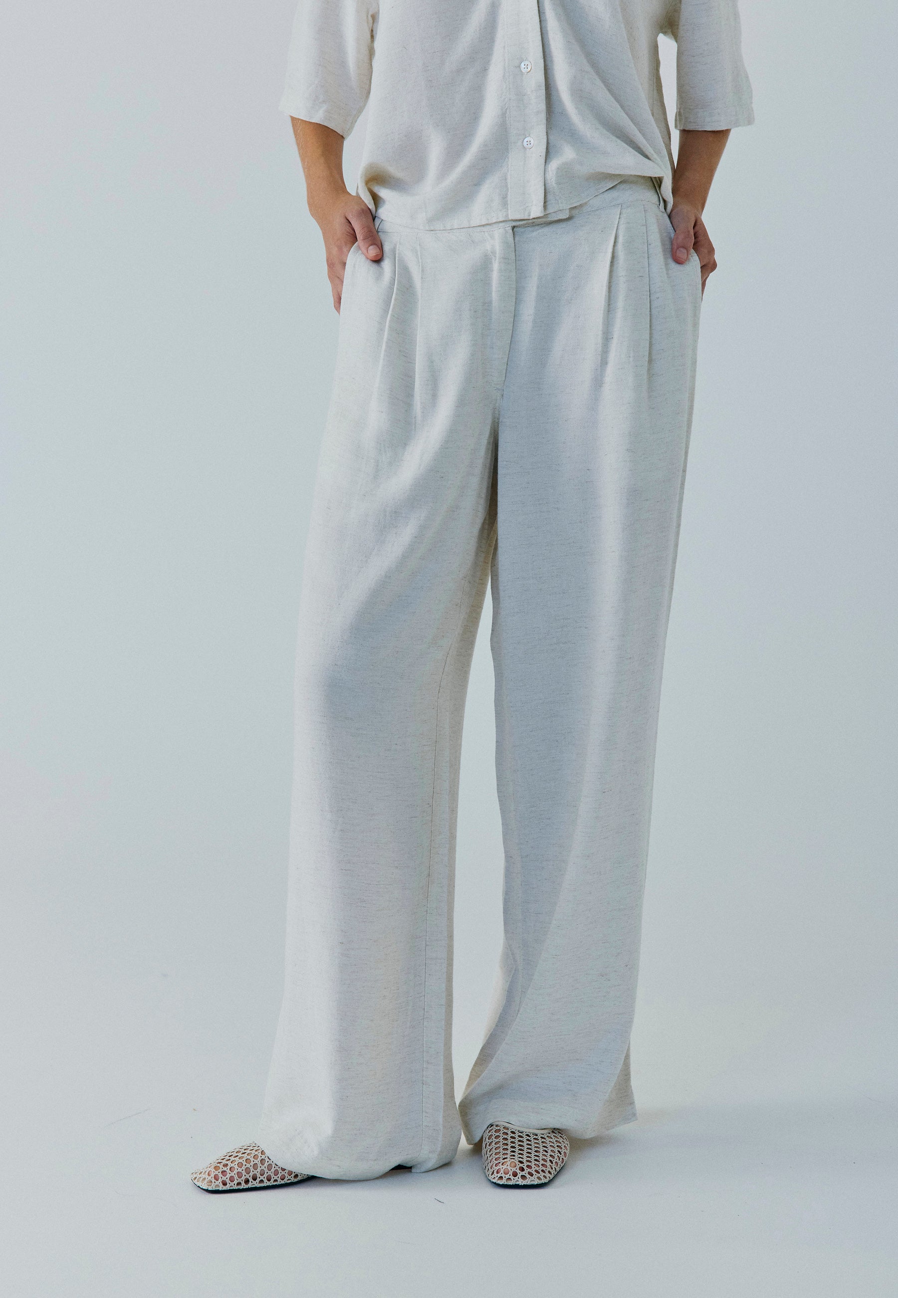 NORR Linne pants Pants Beige
