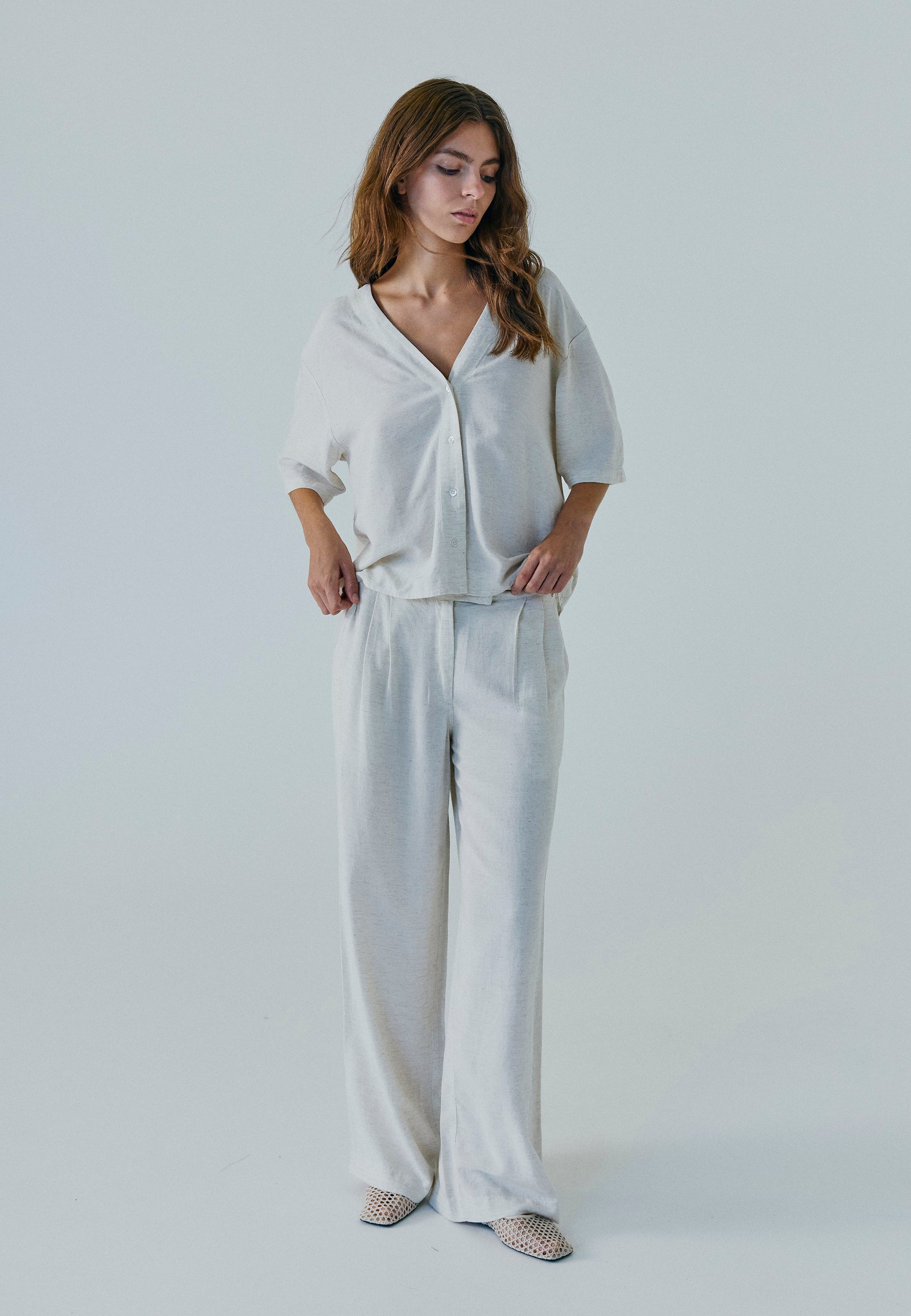 NORR Linne pants Pants Beige