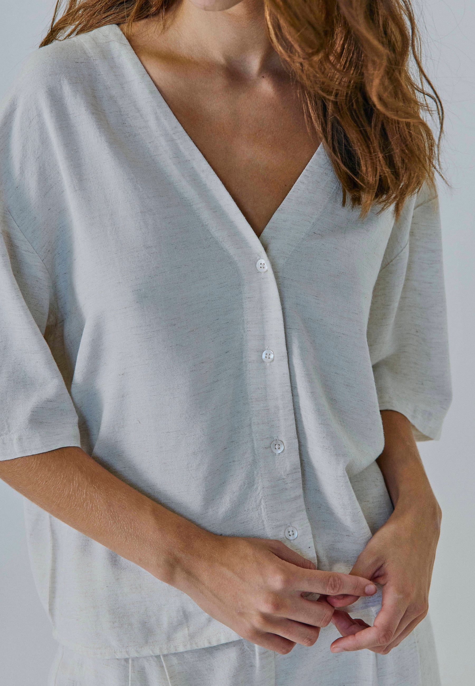 NORR Linne shirt Shirts Beige