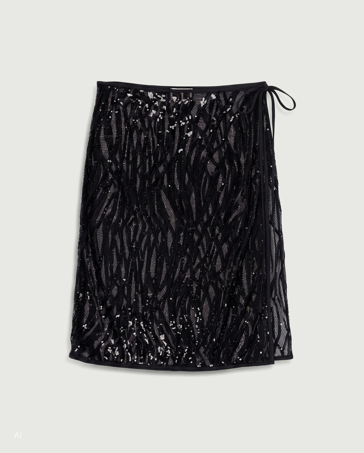NORR Luna wrap skirt Skirts Black