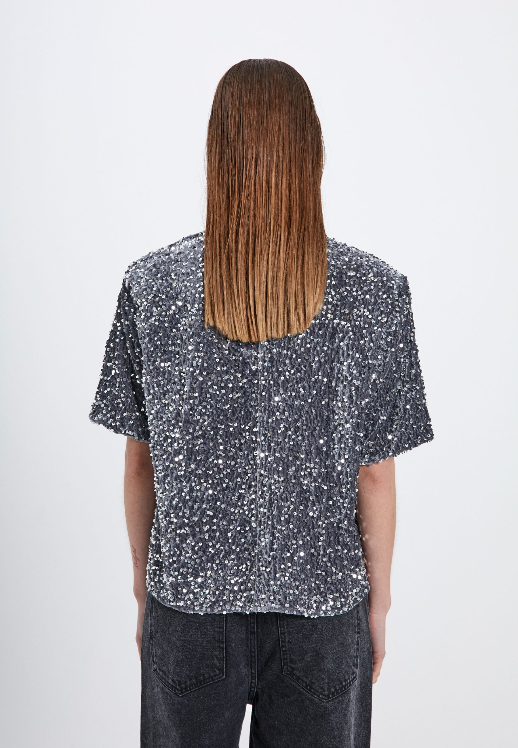 NORR Milan tee Tops Silver