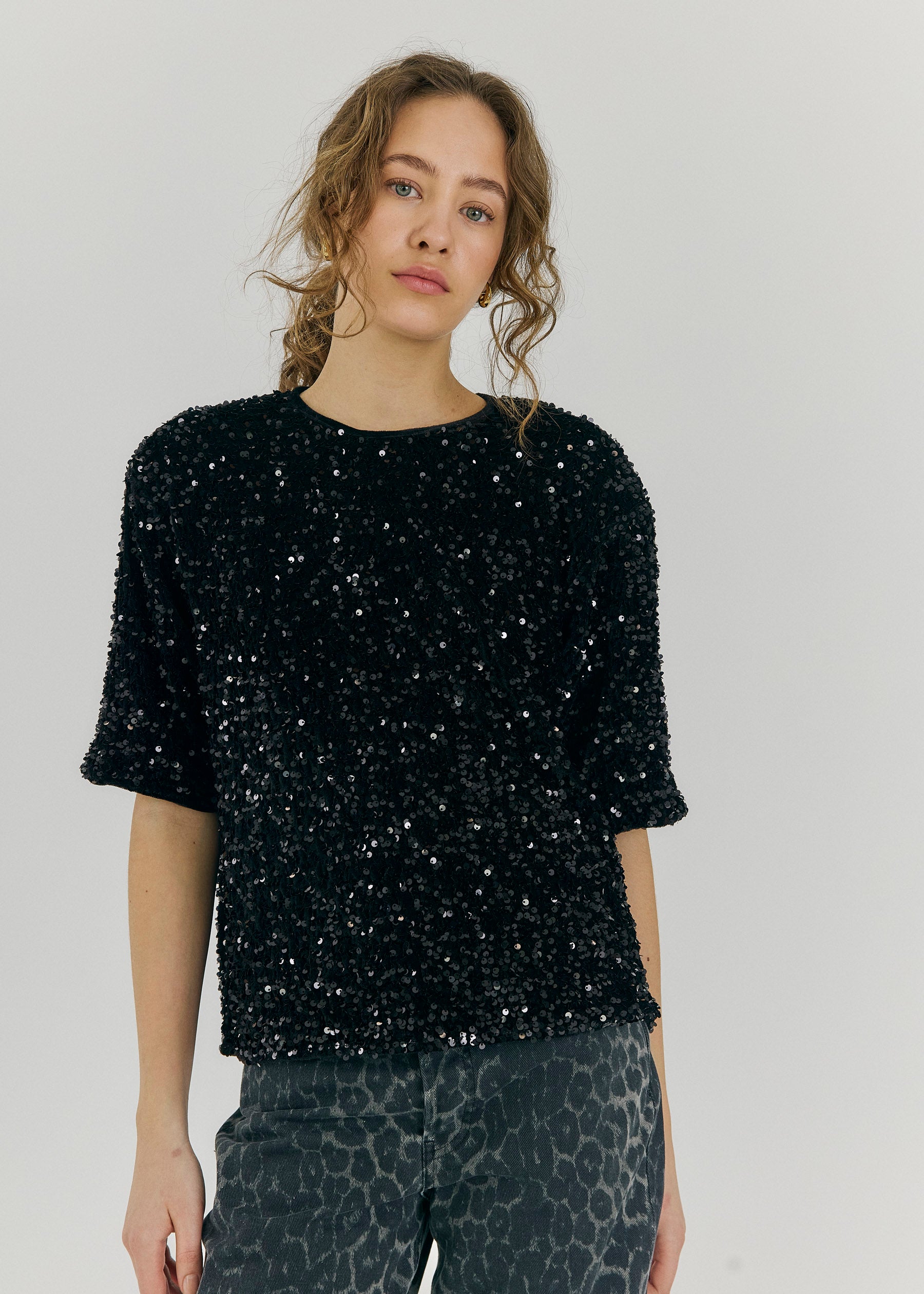 NORR Milan tee Tops Black