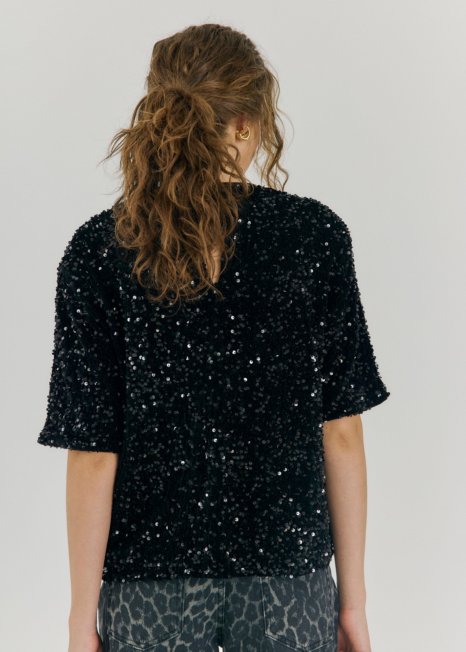 NORR Milan tee Tops Black