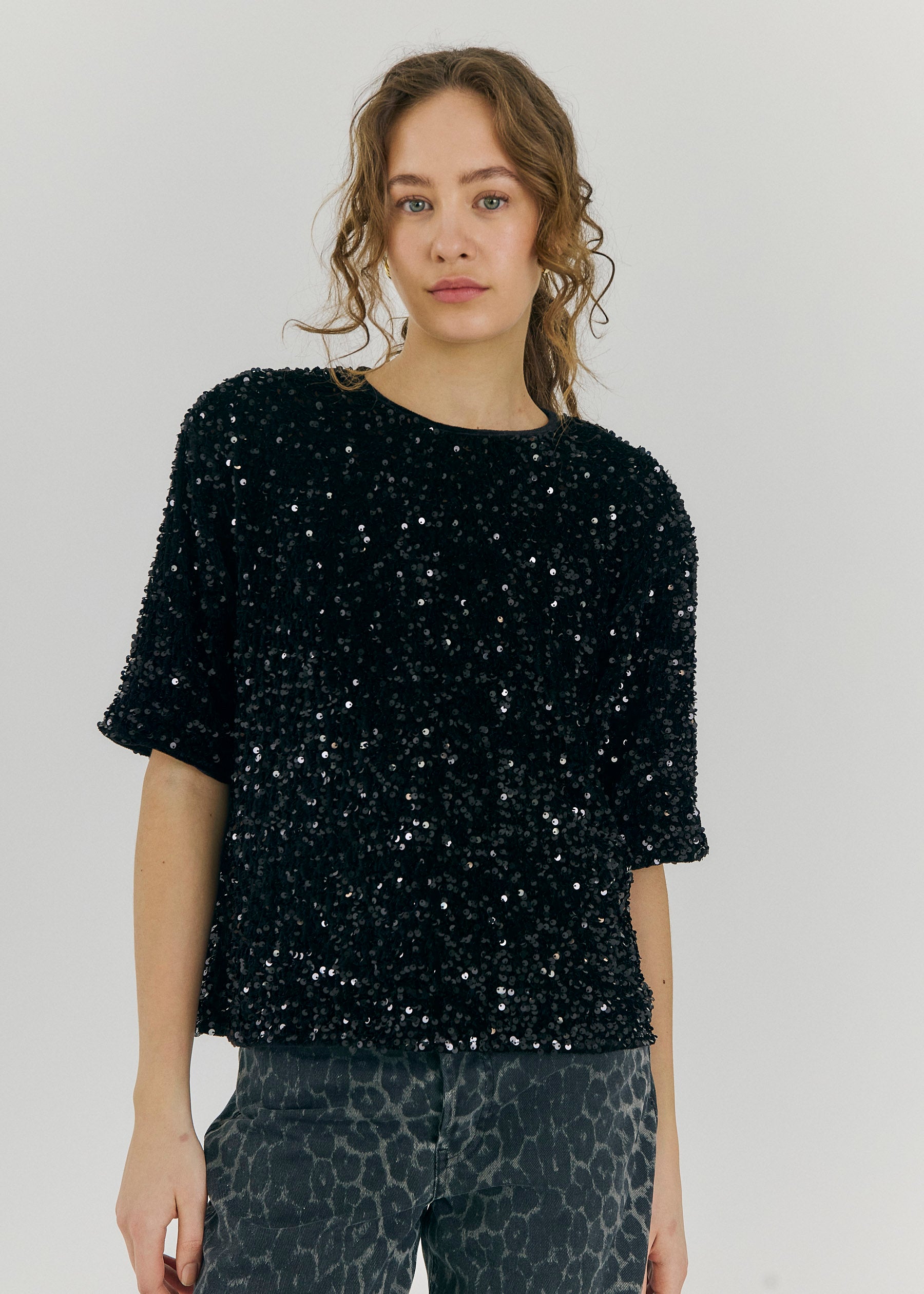 NORR Milan tee Tops Black
