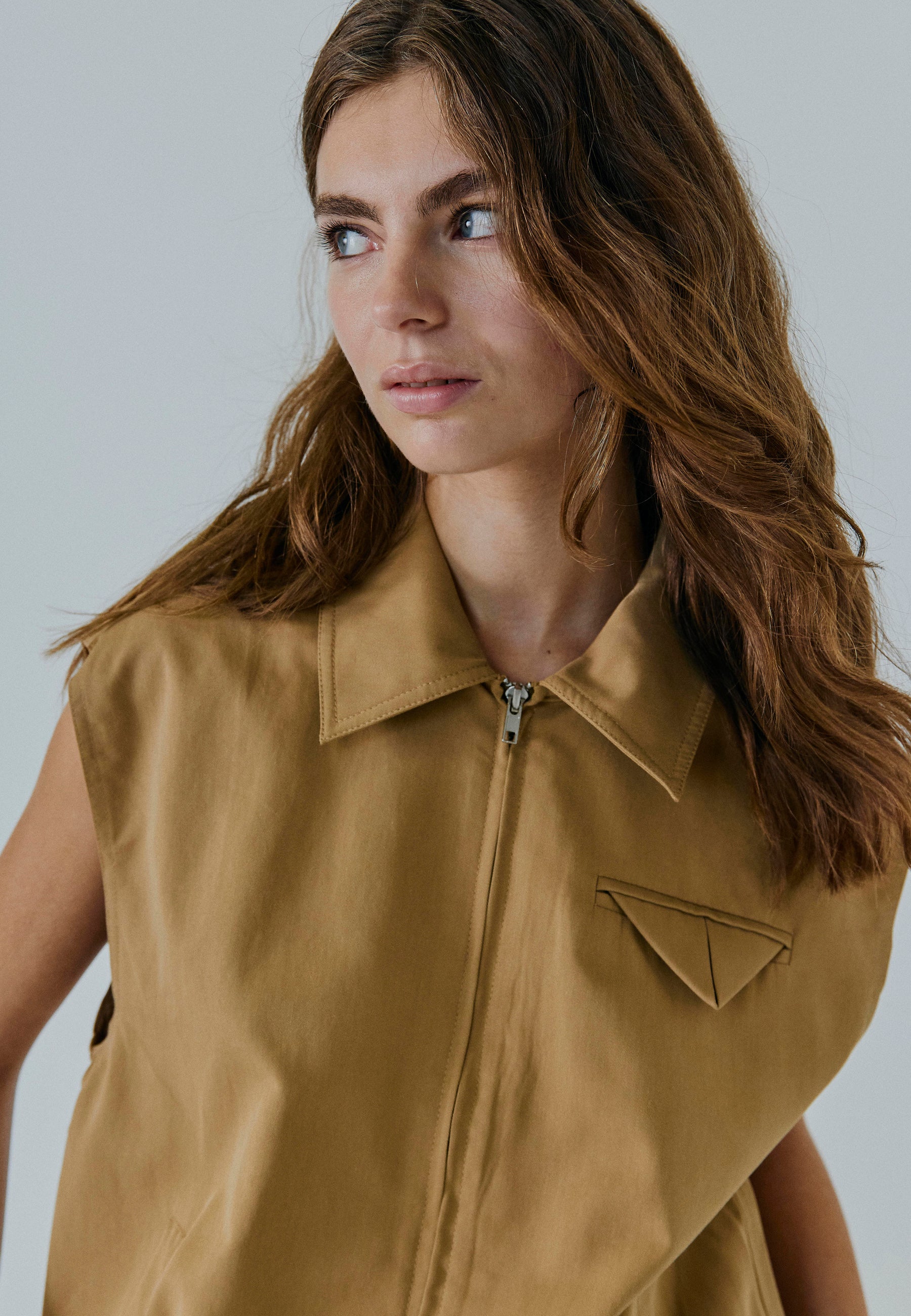 NORR Mille waistcoat Waistcoats Beige