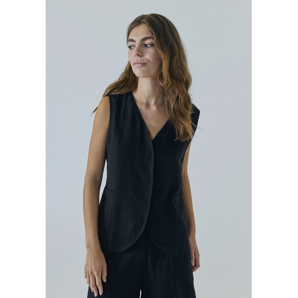 NORR Minna waistcoat Waistcoats Black