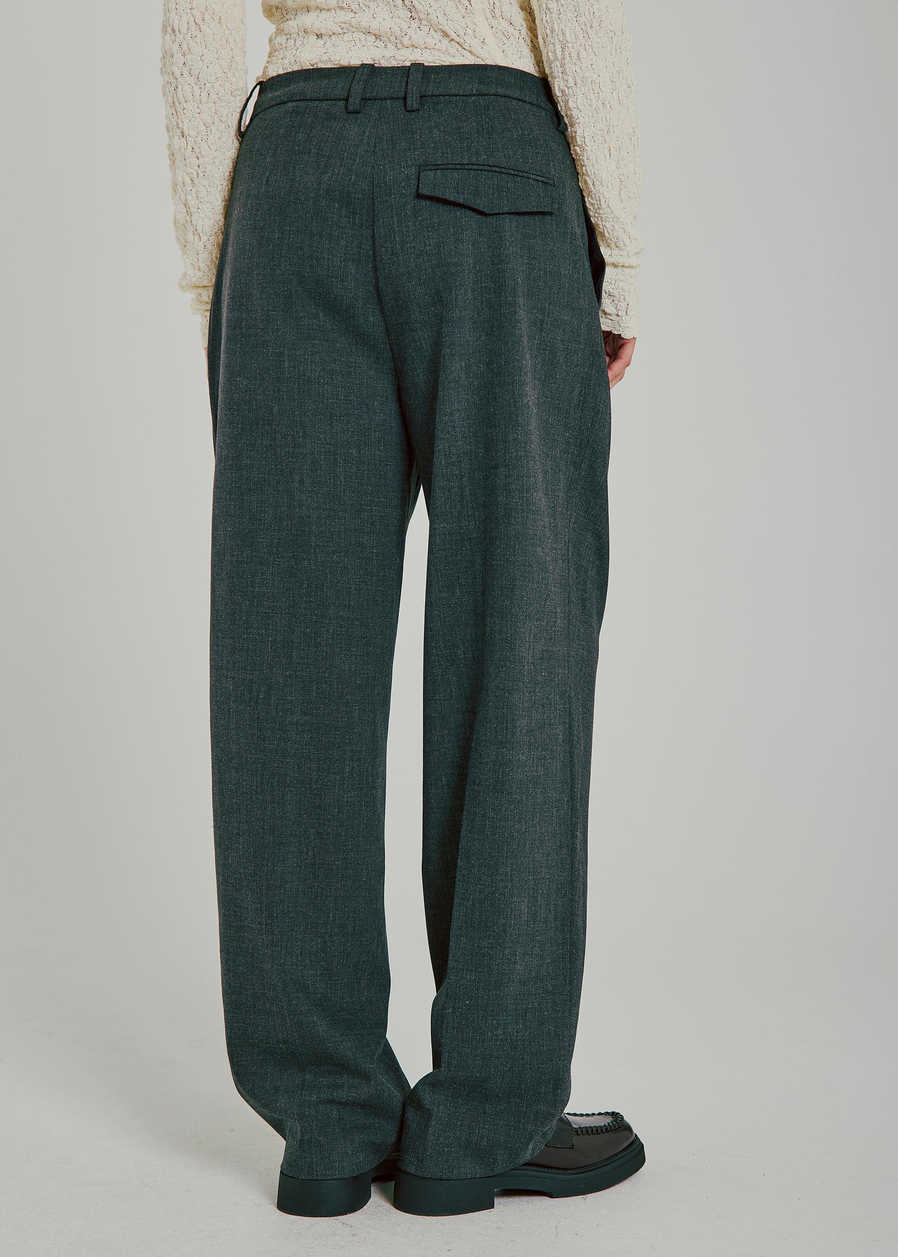 NORR Nala pants Pants Dark grey melange