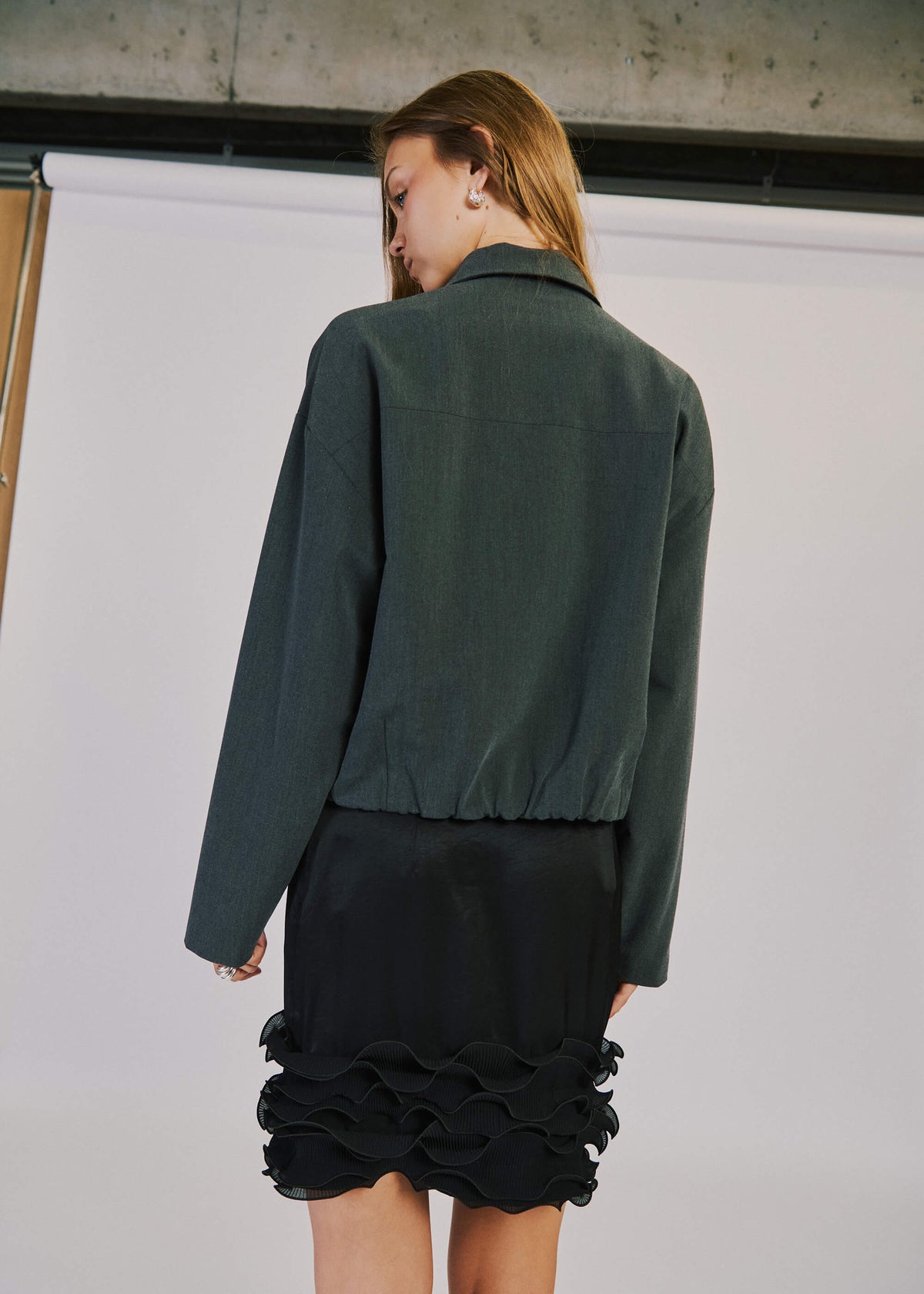 NORR Nina light jacket Jackets Grey melange