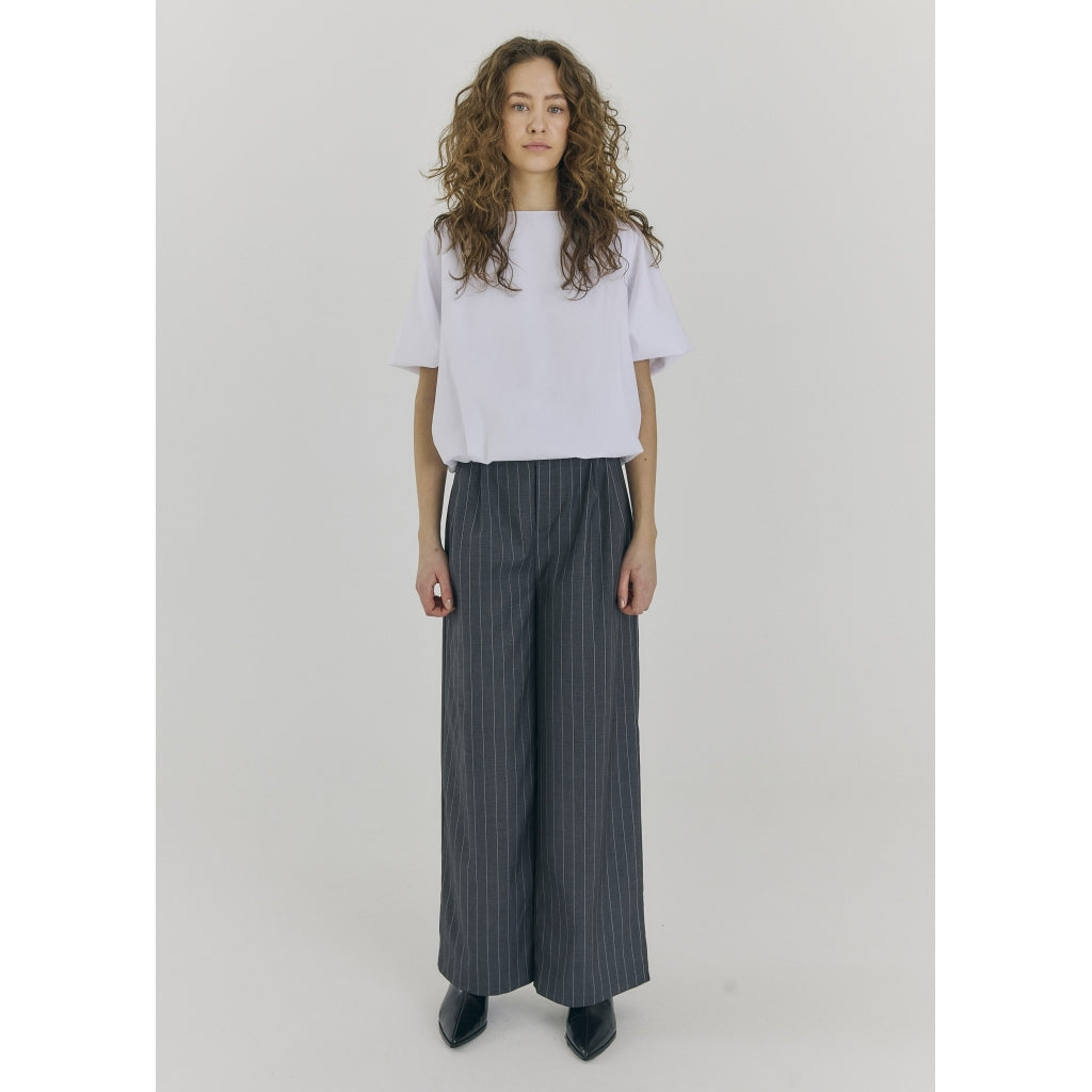 NORR Novia pants Pants Grey melange