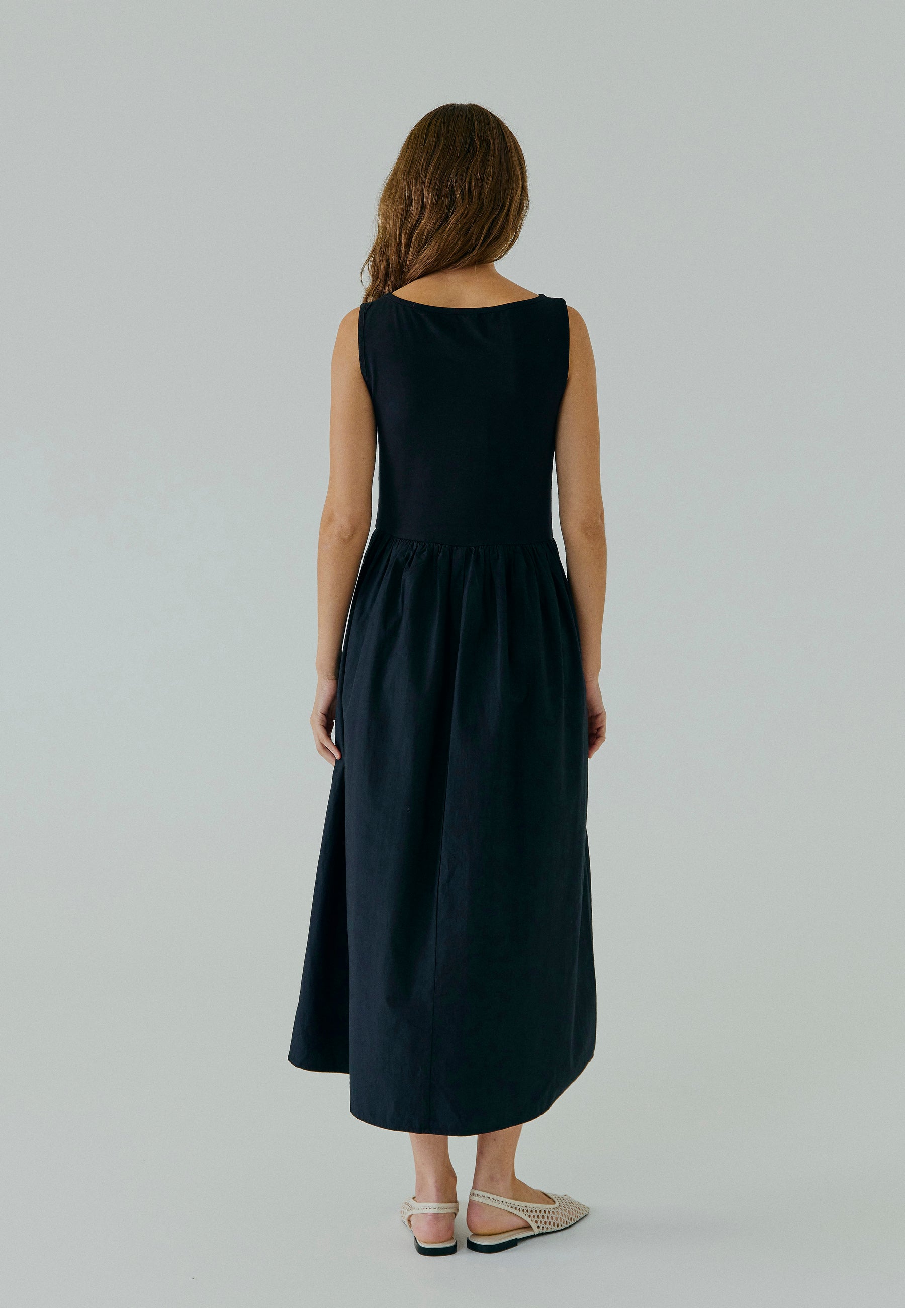 NORR Petra midi dress Dresses Black