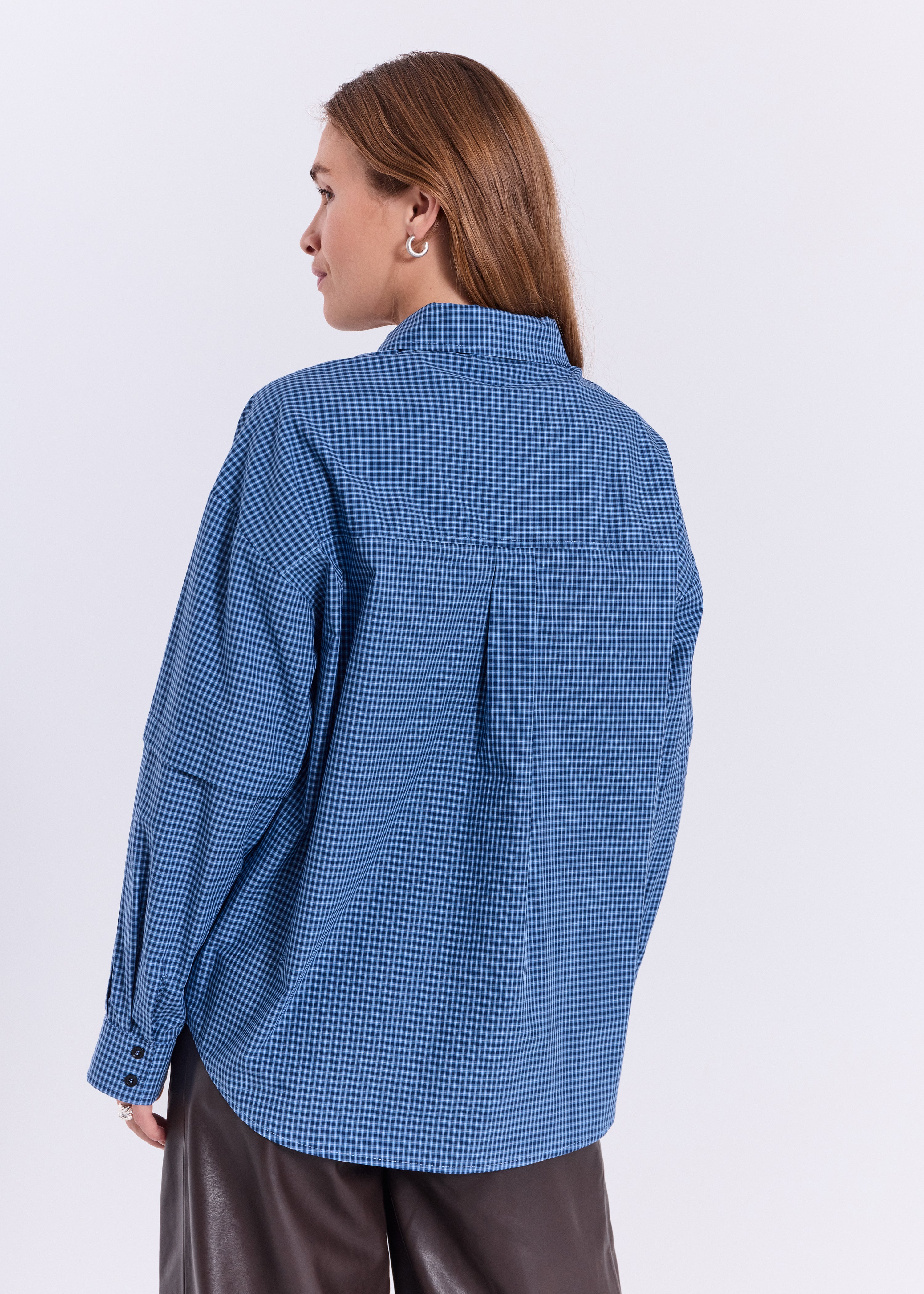 NORR Soffie shirt Shirts Blue check