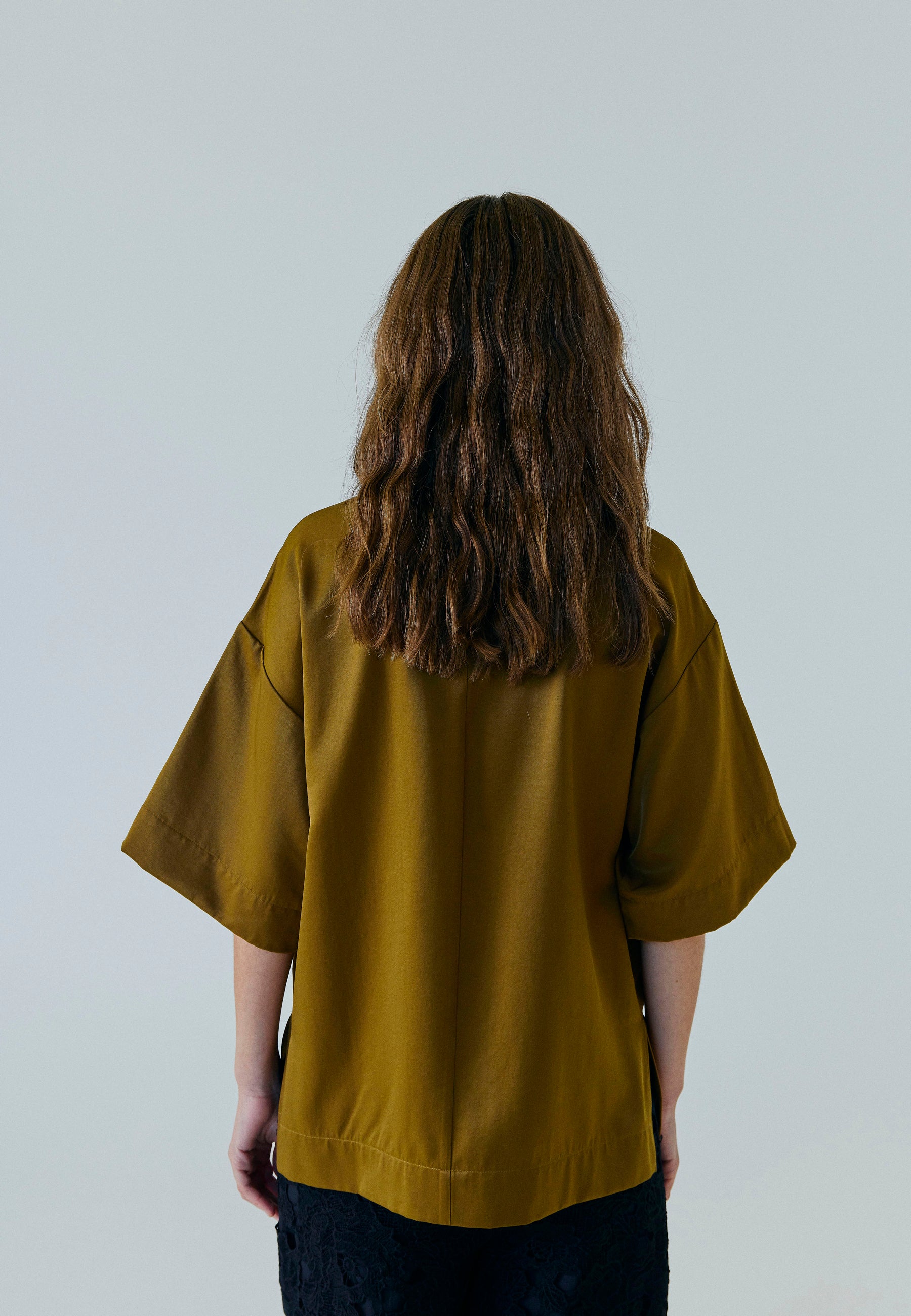 NORR Talua oversized top Tops Caramel brown