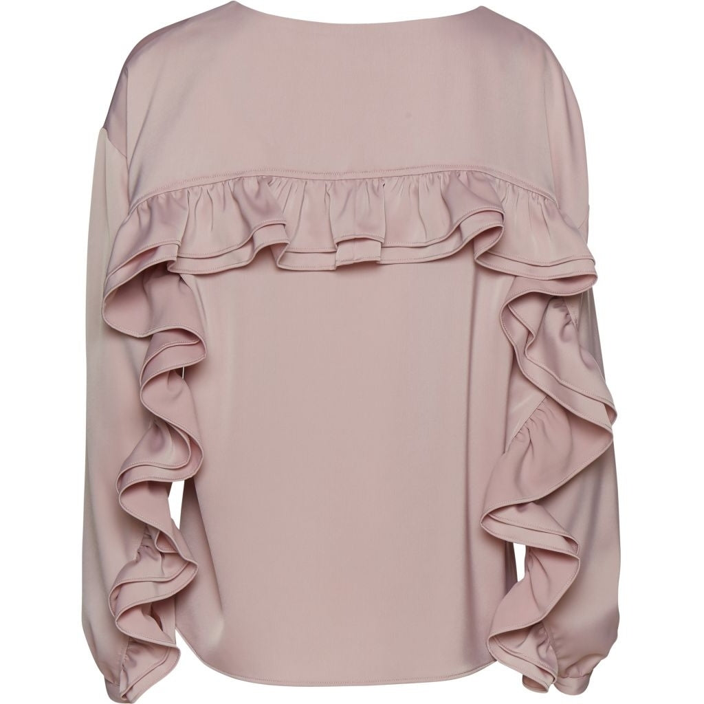 NORR Tracy LS ruffel top Tops