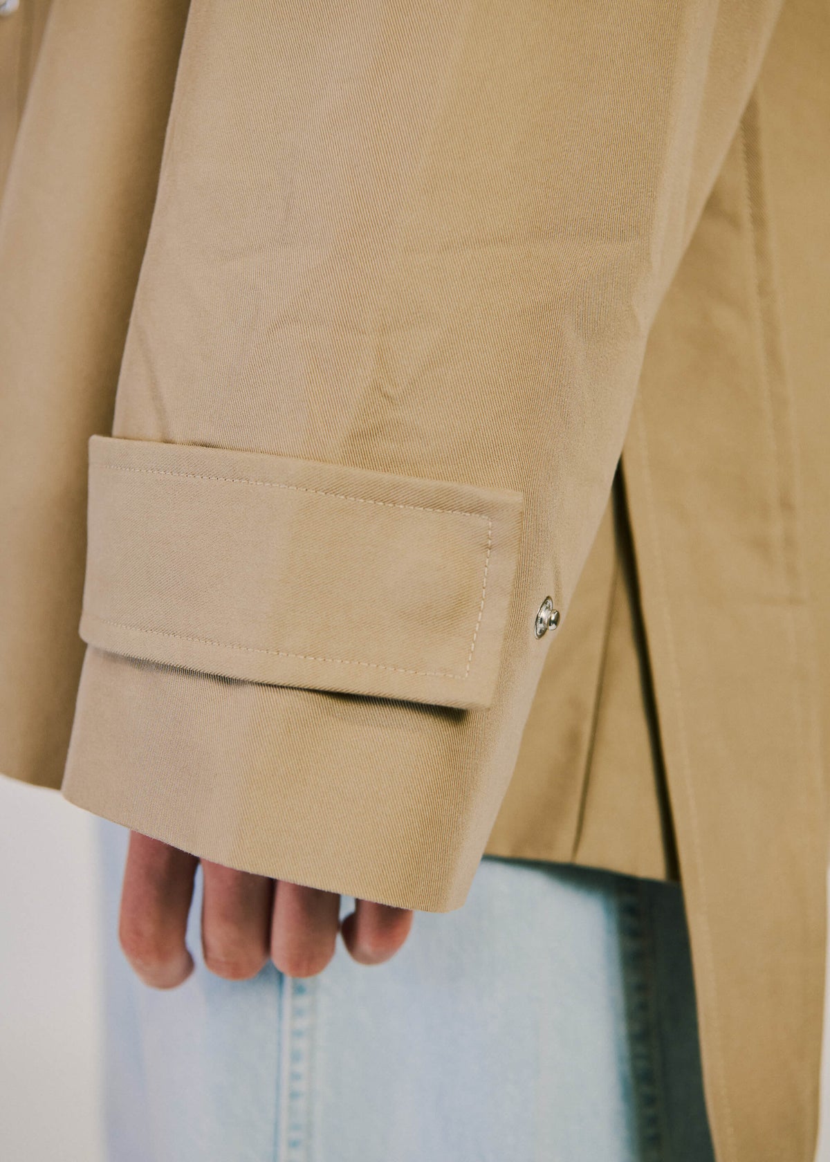NORR Venja trenchcoat Jackets Warm Beige