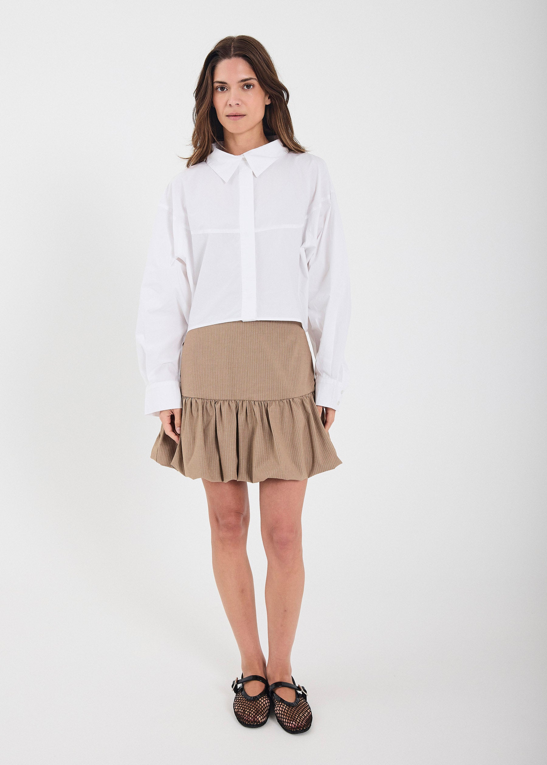 NORR Willow skirt Skirts Sand stripe